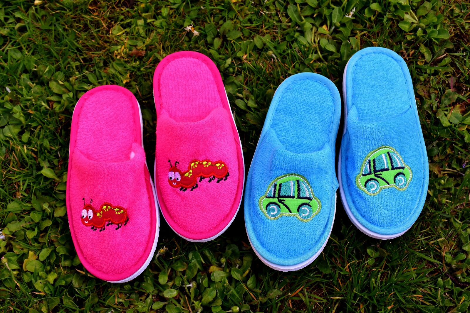 Nikon D7200 sample photo. Slippers, children, funny photography