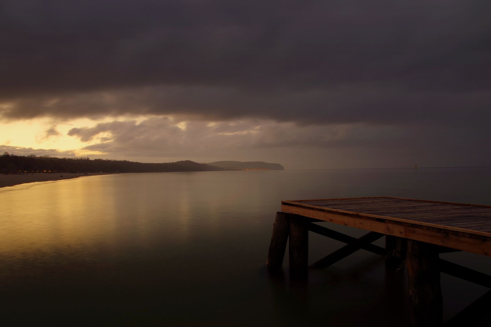 Pentax K-S2 sample photo. Bridge, sea, twilight photography