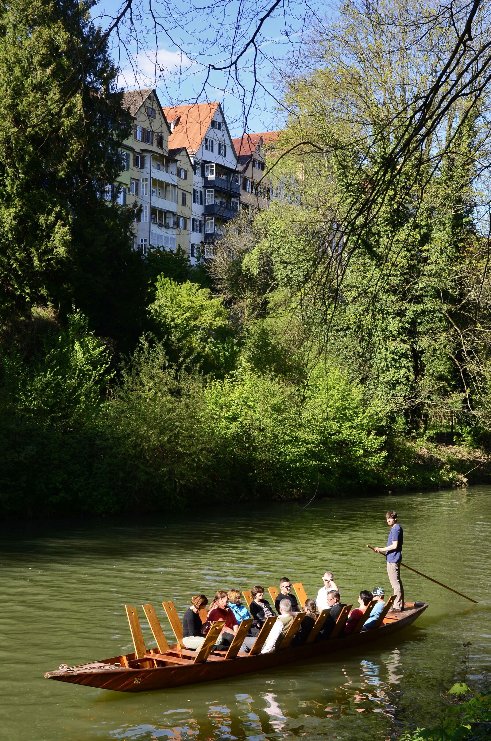 Nikon D7000 sample photo. Tübingen, facade, truss photography