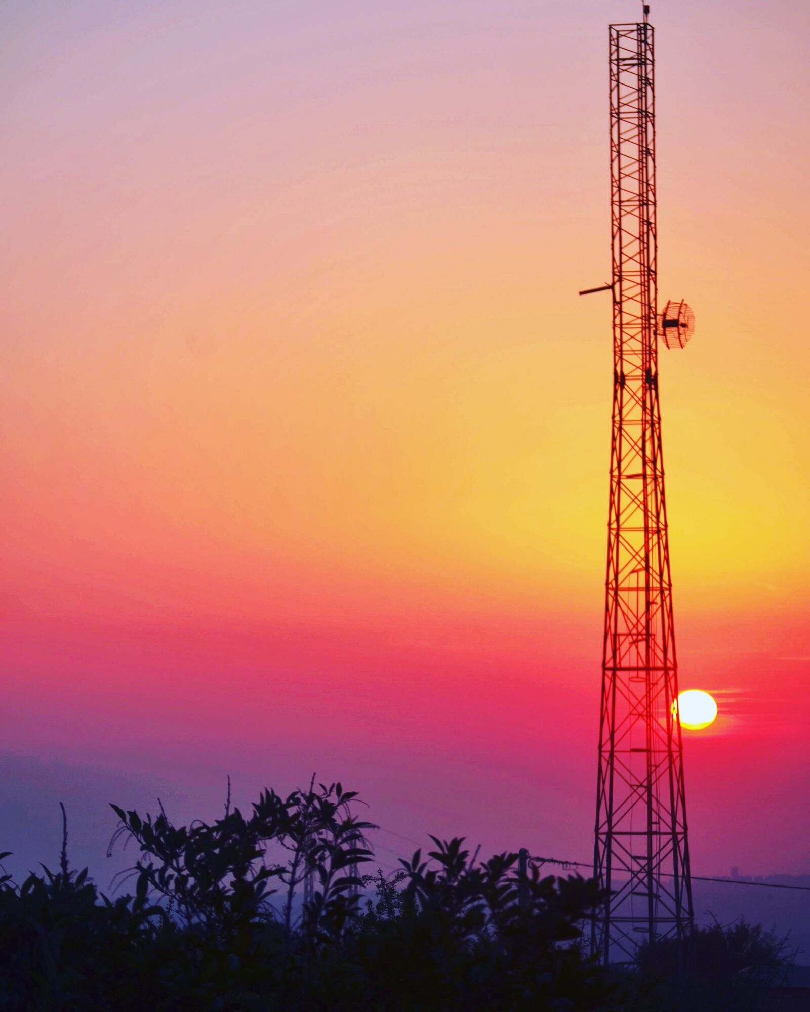 Nikon D3100 sample photo. Sunset, sun, sky photography