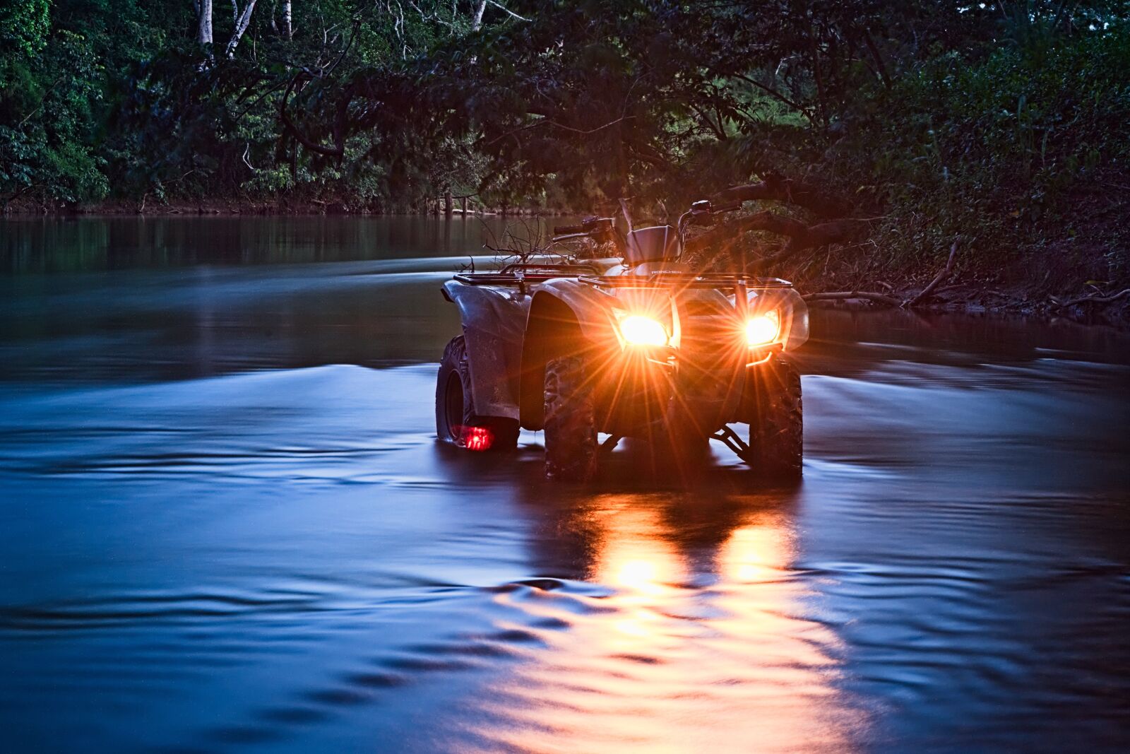 Nikon D7200 sample photo. Atv, river, off road photography