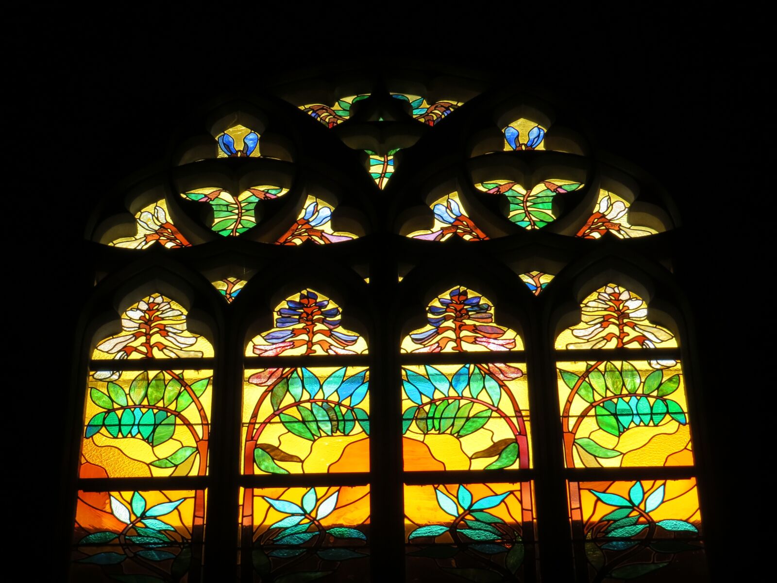 Canon PowerShot SX50 HS sample photo. Stained glass window, light photography