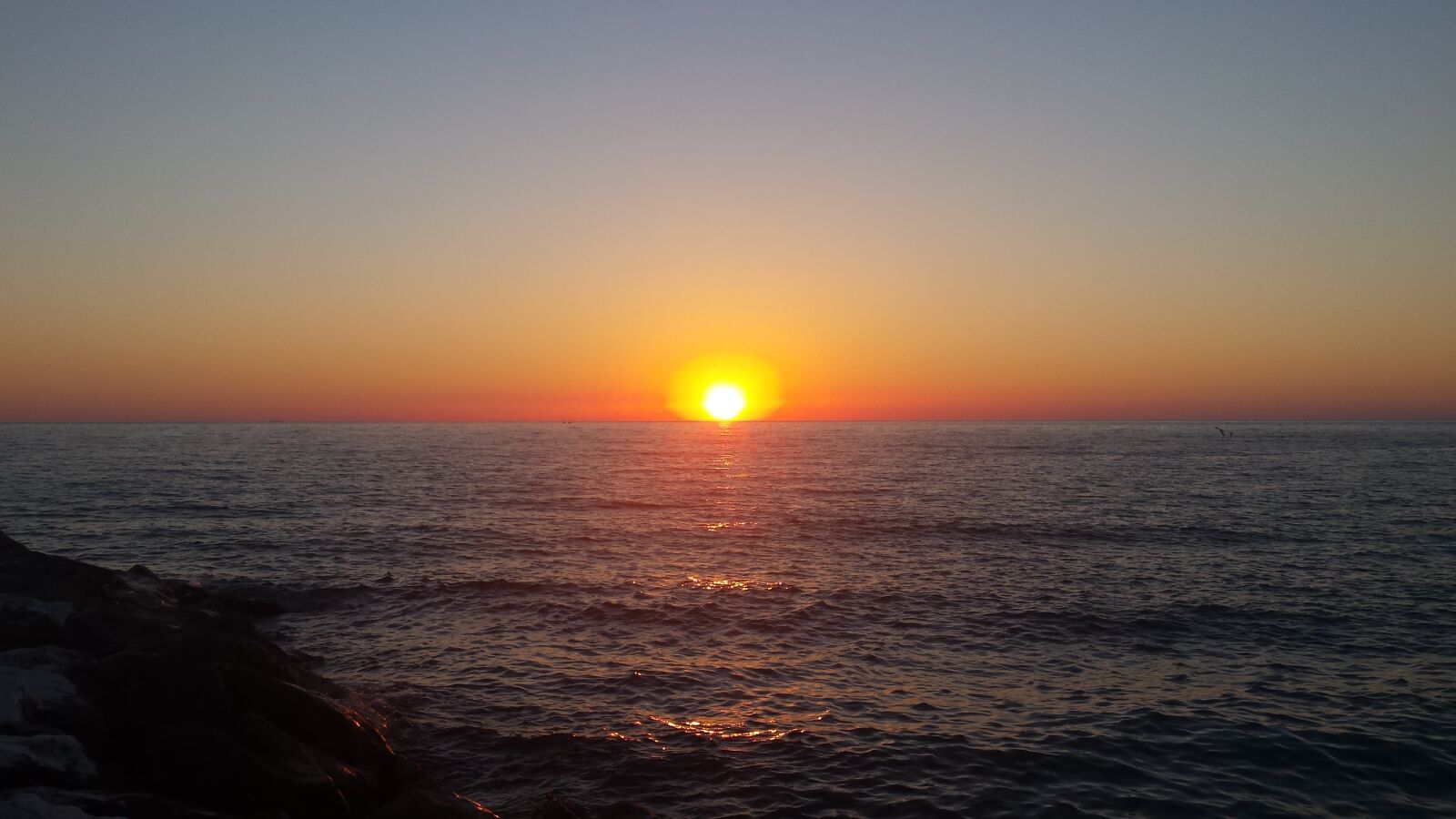 Samsung Galaxy S4 sample photo. Sunset, sea, sky photography