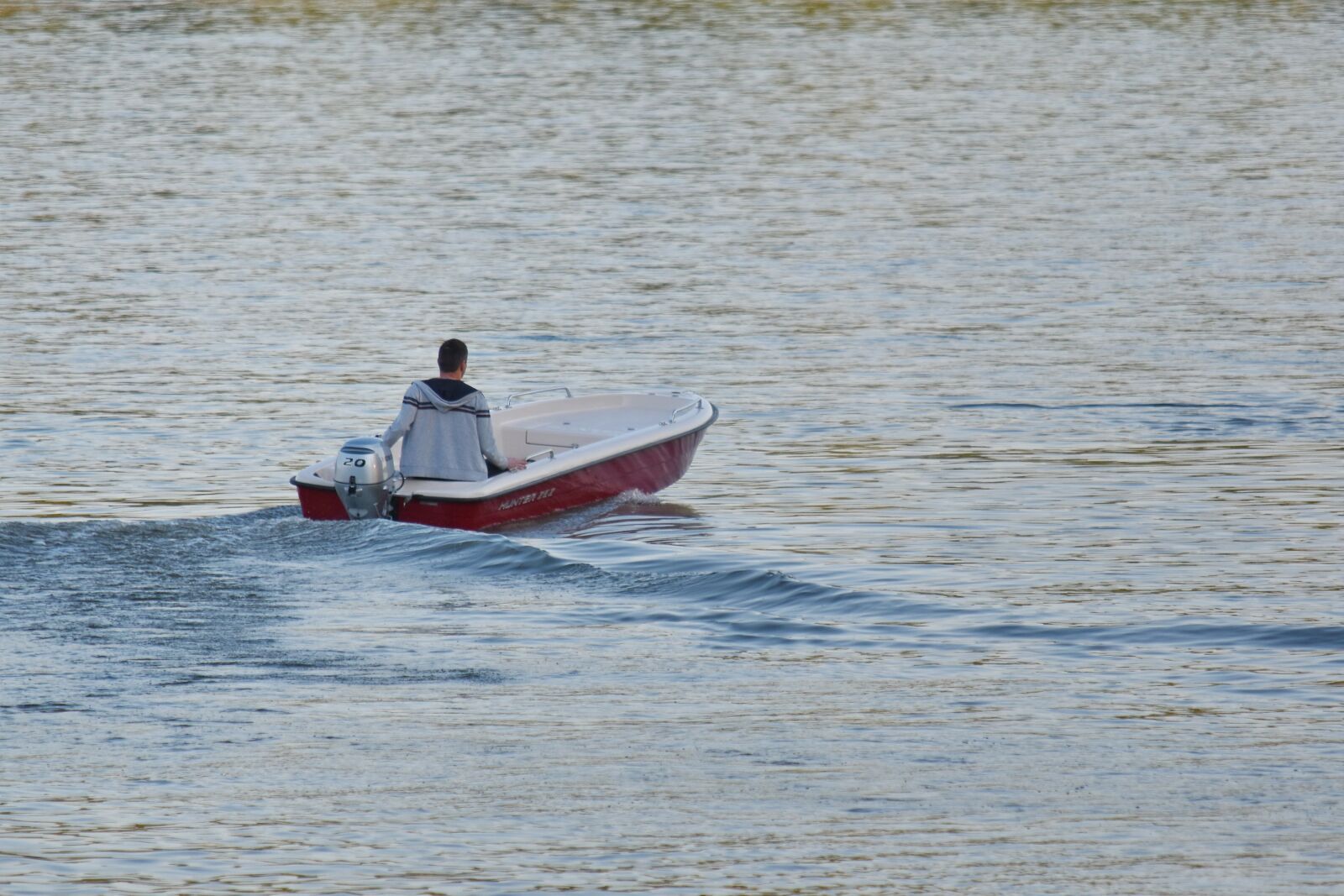 Nikon D5500 sample photo. Man, speedboat, sea, water photography