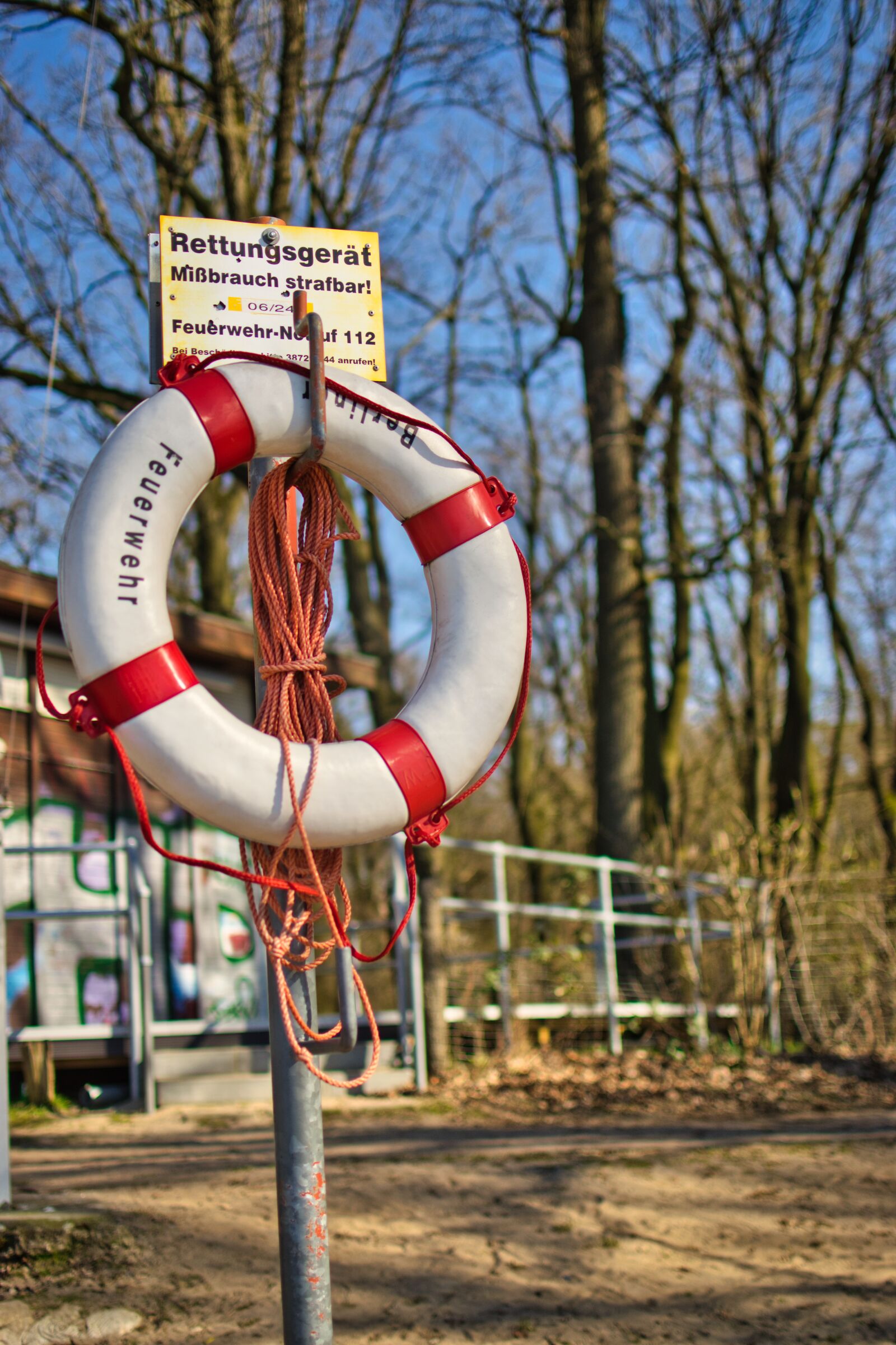 Nikon D5300 sample photo. Lifebelt, life-saving, emergency photography