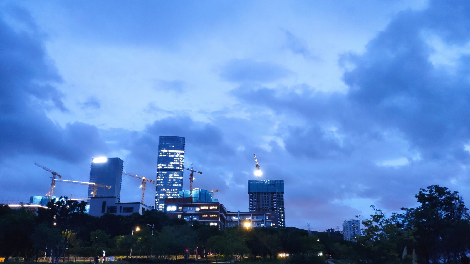 Xiaomi MI 8 sample photo. City, night view, shenzhen photography