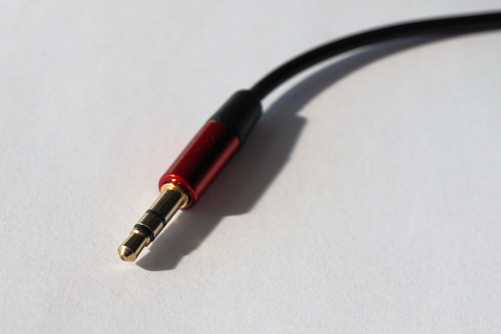Sony a6000 sample photo. Jack plug, headphone plug photography