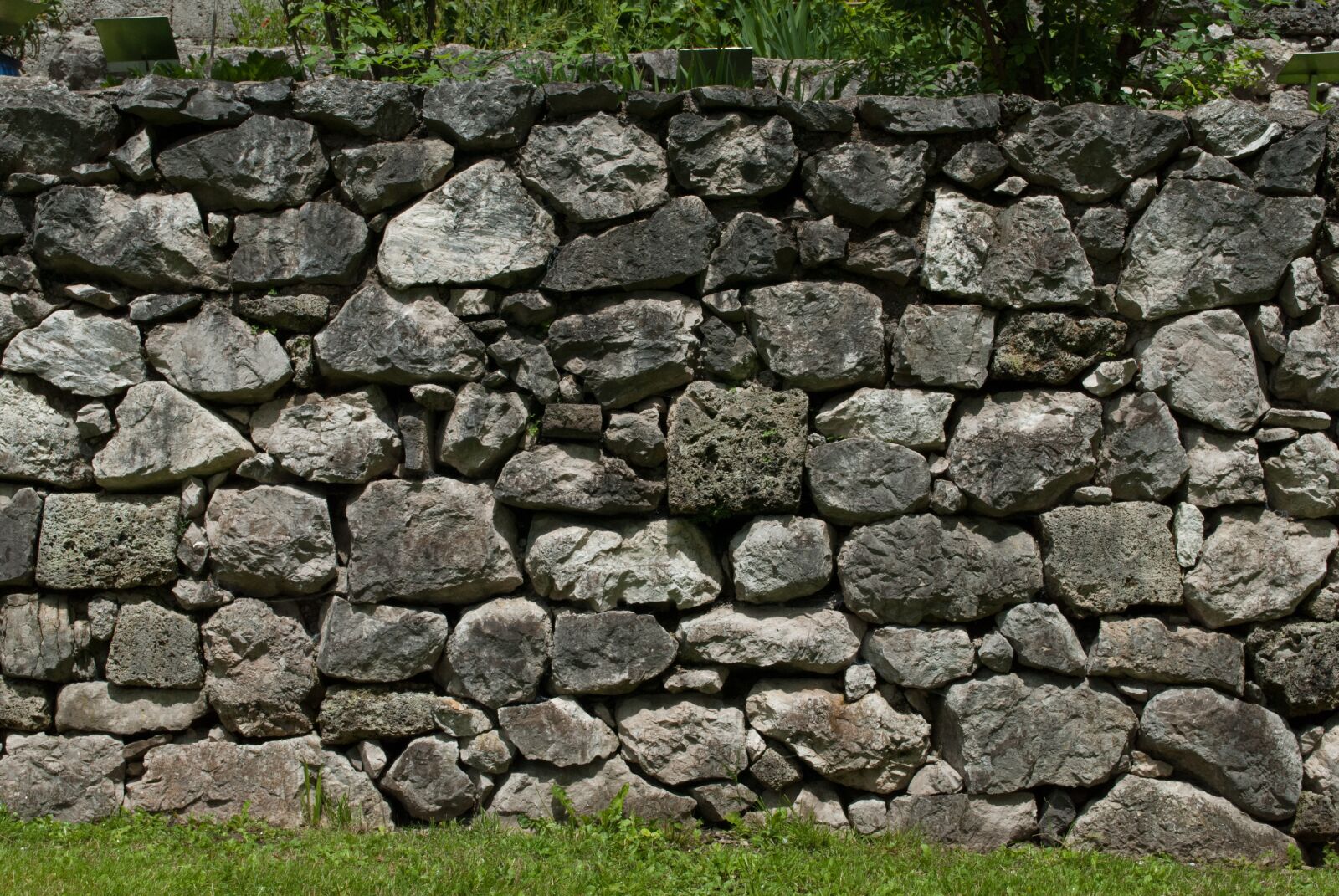 Nikon D60 sample photo. Stone wall, wall, garden photography