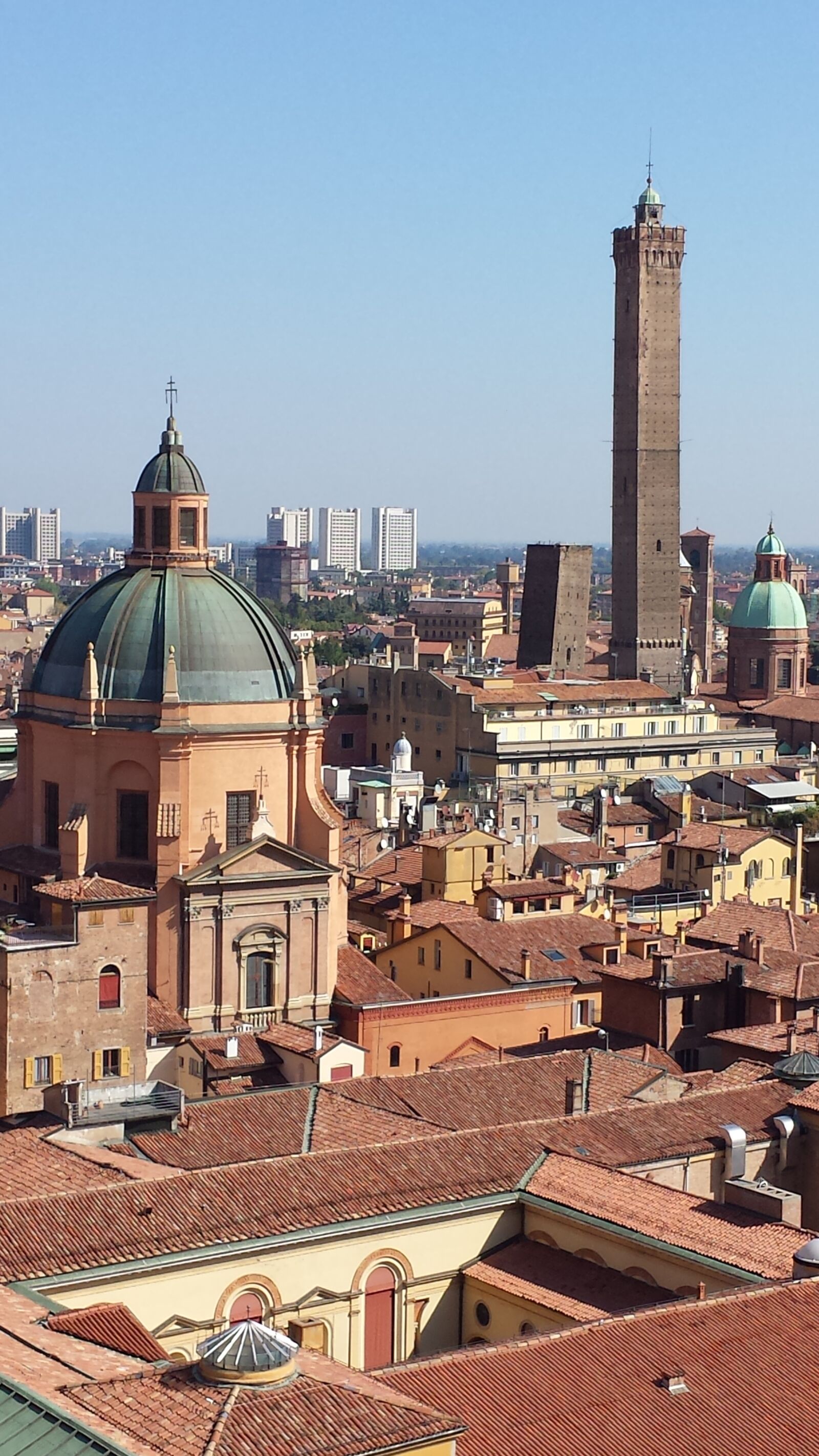 Samsung Galaxy S4 sample photo. Bologna, roofs, overview photography