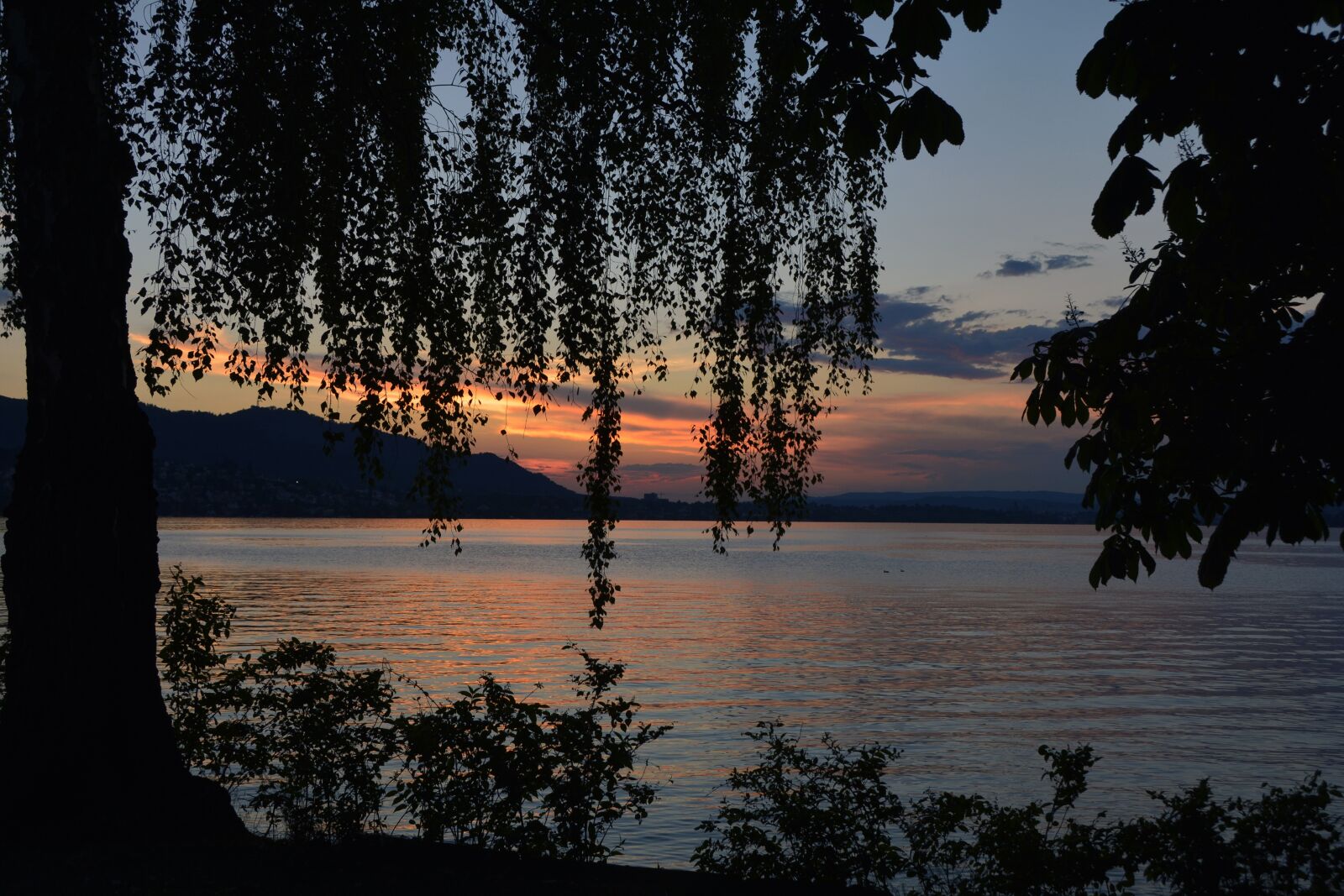 Nikon D7100 sample photo. Sunset, evening sun, lake photography