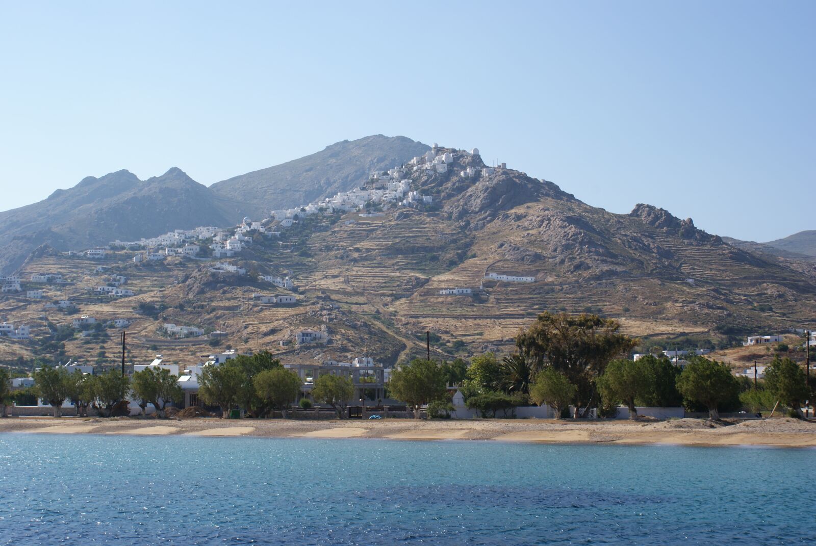 Sony Alpha DSLR-A200 sample photo. Greece, island, bay photography