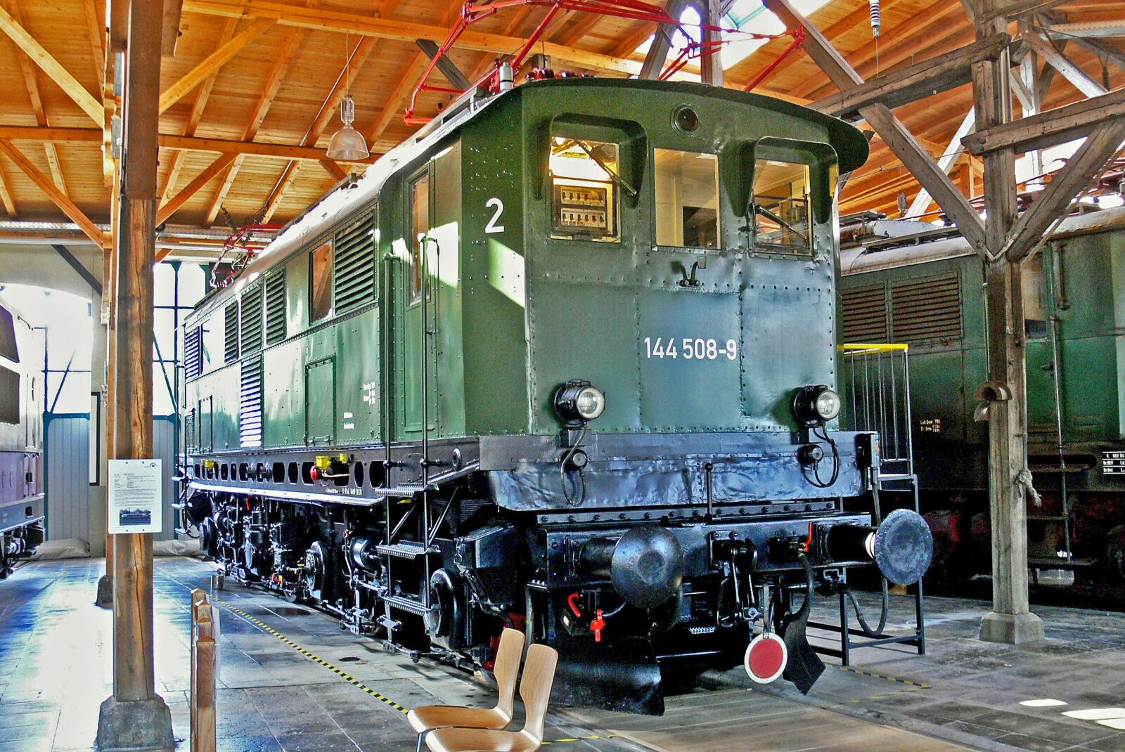 Panasonic DMC-FZ30 sample photo. Electric locomotive, museum, lokwelt photography