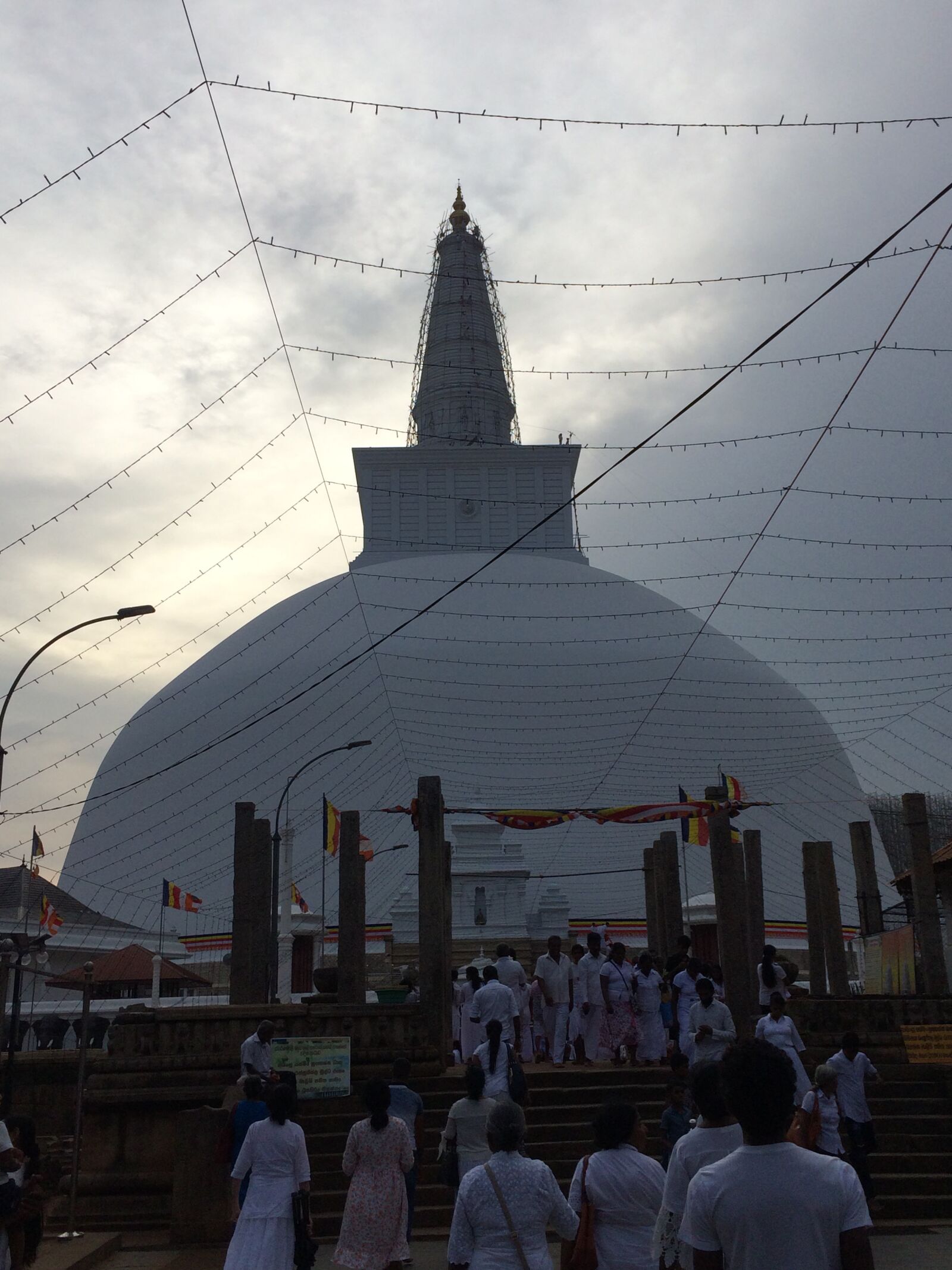 iPhone 5s back camera 4.15mm f/2.2 sample photo. Srimahabodhi, anuradhapura, religious photography