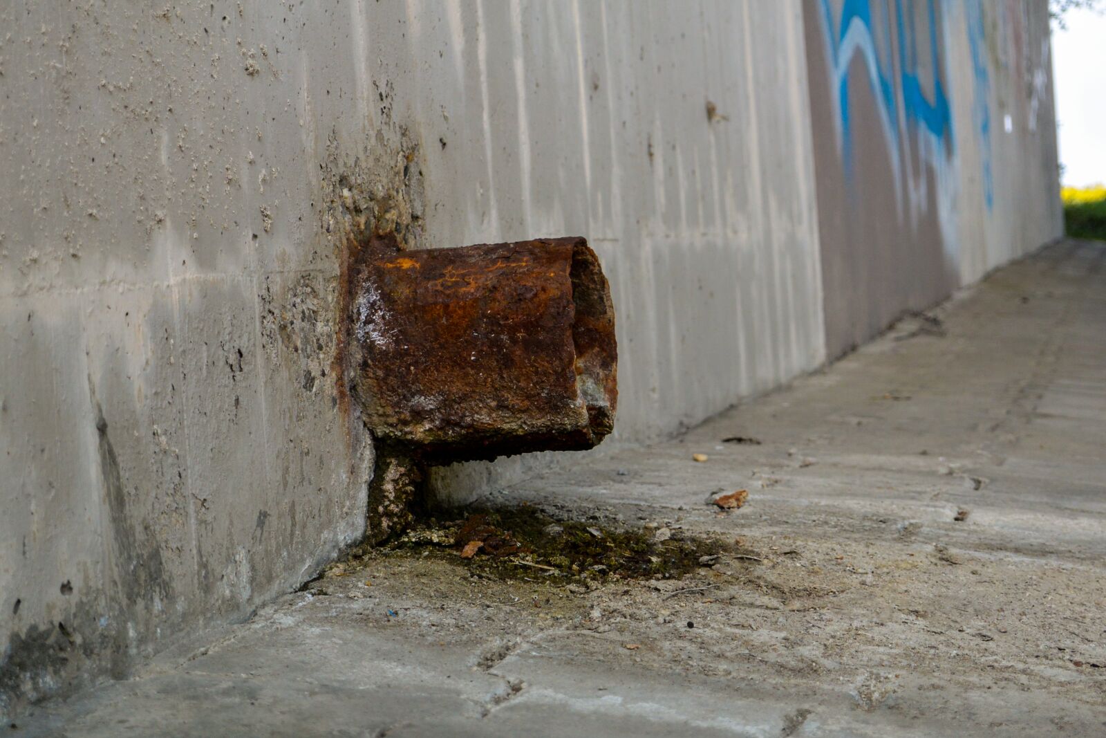 Nikon 1 V2 sample photo. Waste pipe, sewer, wastewater photography