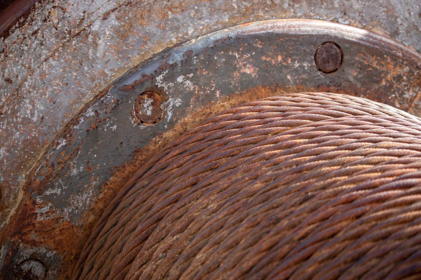 Canon EOS 200D (EOS Rebel SL2 / EOS Kiss X9) sample photo. Mechanical, rusted, cable photography