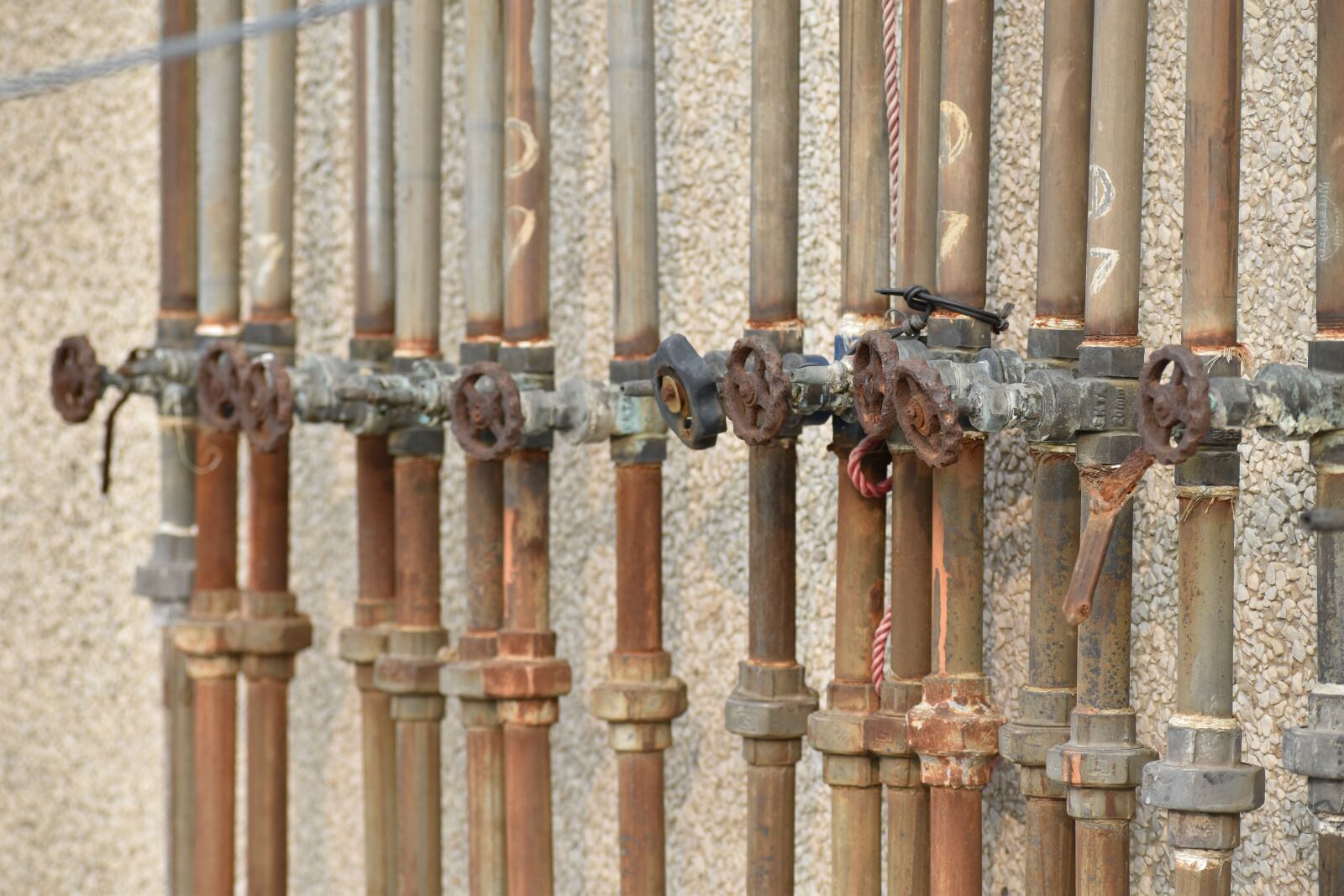 Nikon D5600 sample photo. Water pipes, valves, water photography