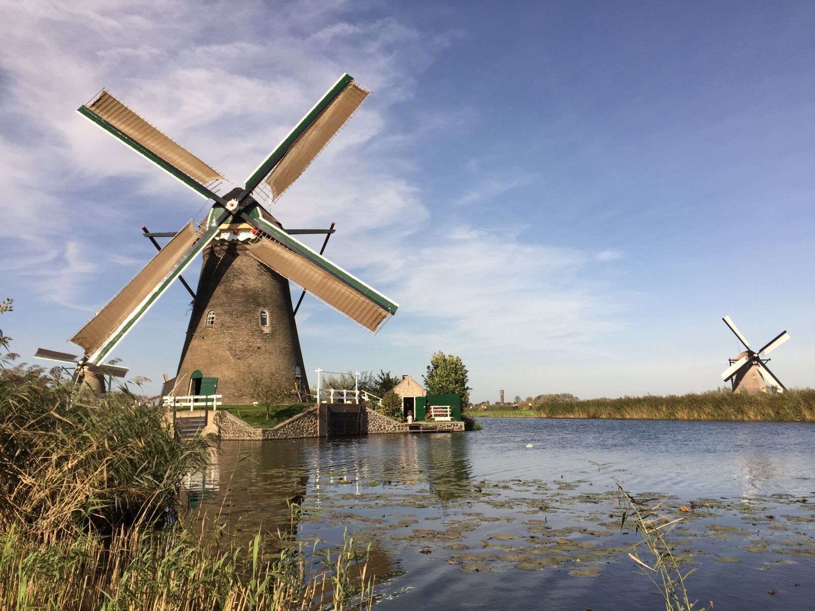 Apple iPhone 6 sample photo. Kinderdijk, holland, windmill photography