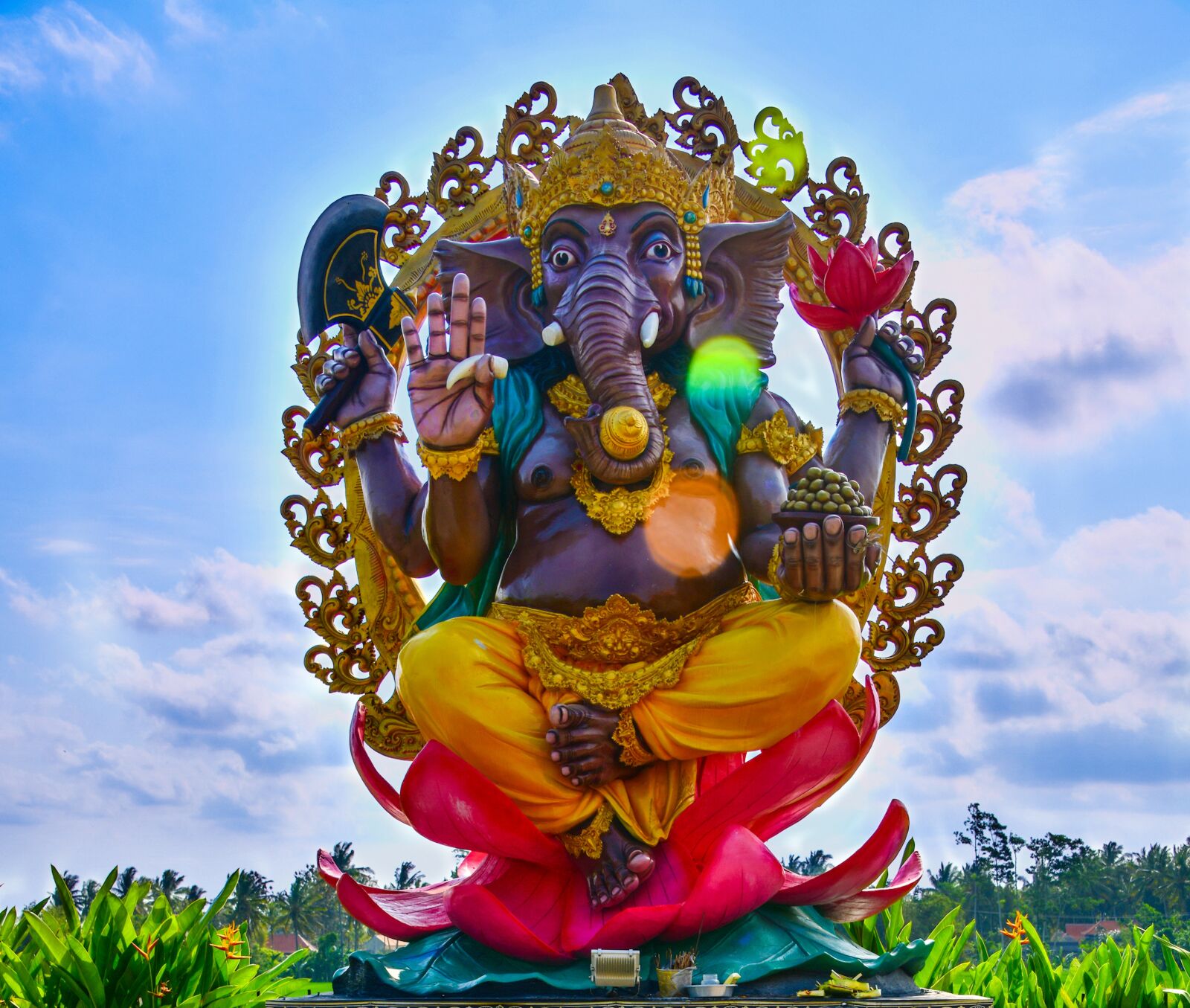 Nikon D850 sample photo. God, statue, bali photography