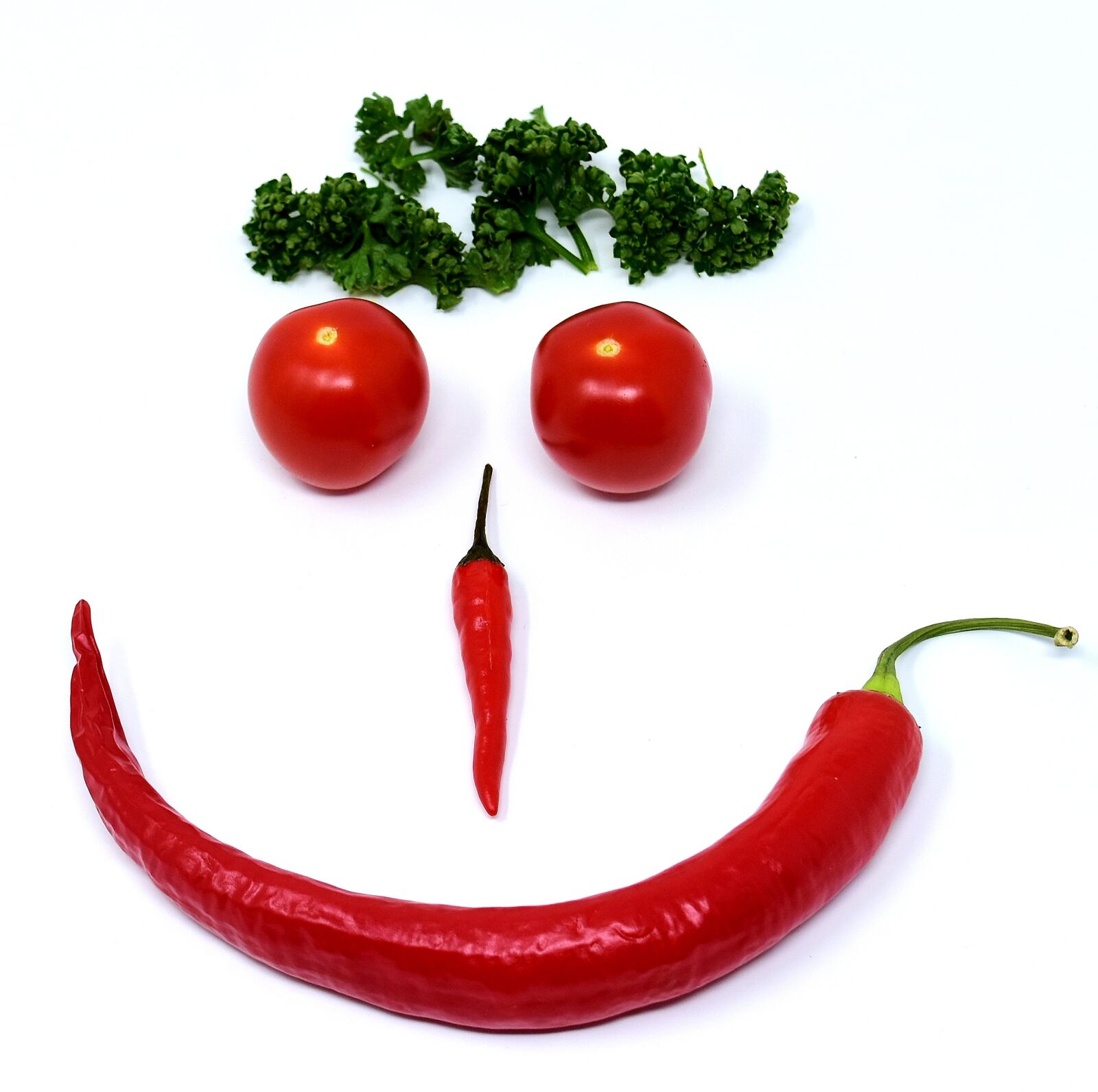 Nikon D7200 sample photo. Face, tomatoes, chili photography