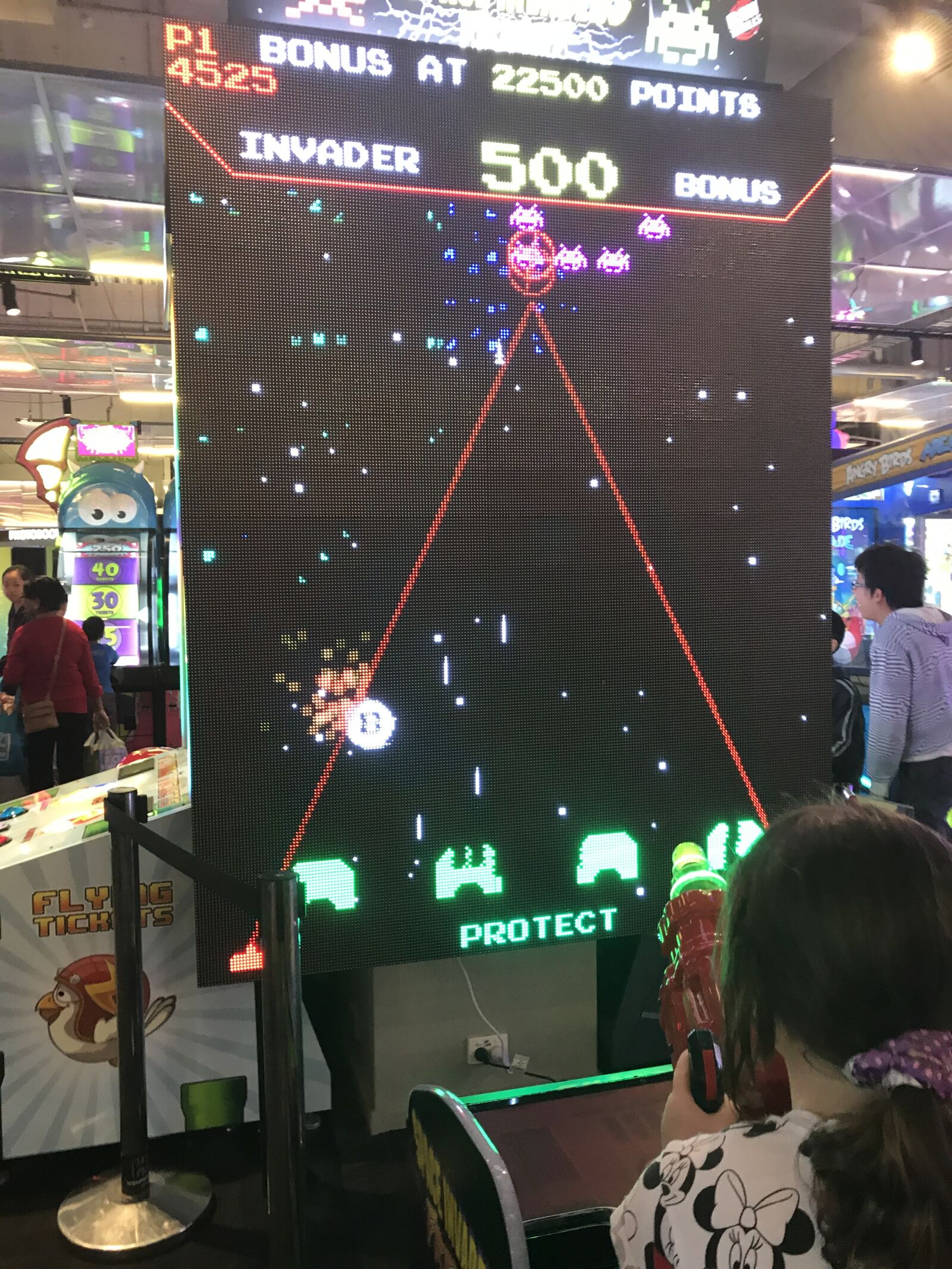 iPhone 7 back camera 3.99mm f/1.8 sample photo. Arcade, child, games, retro photography