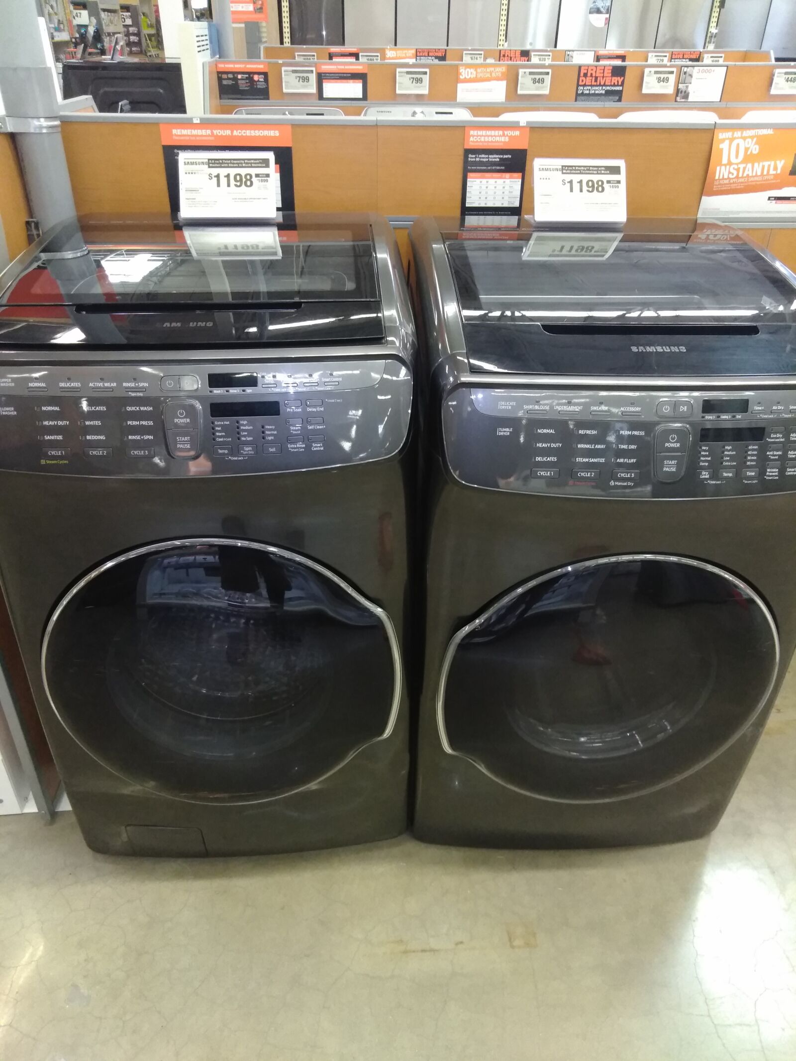 ZTE Z971 sample photo. Washer and dryer, laundry photography