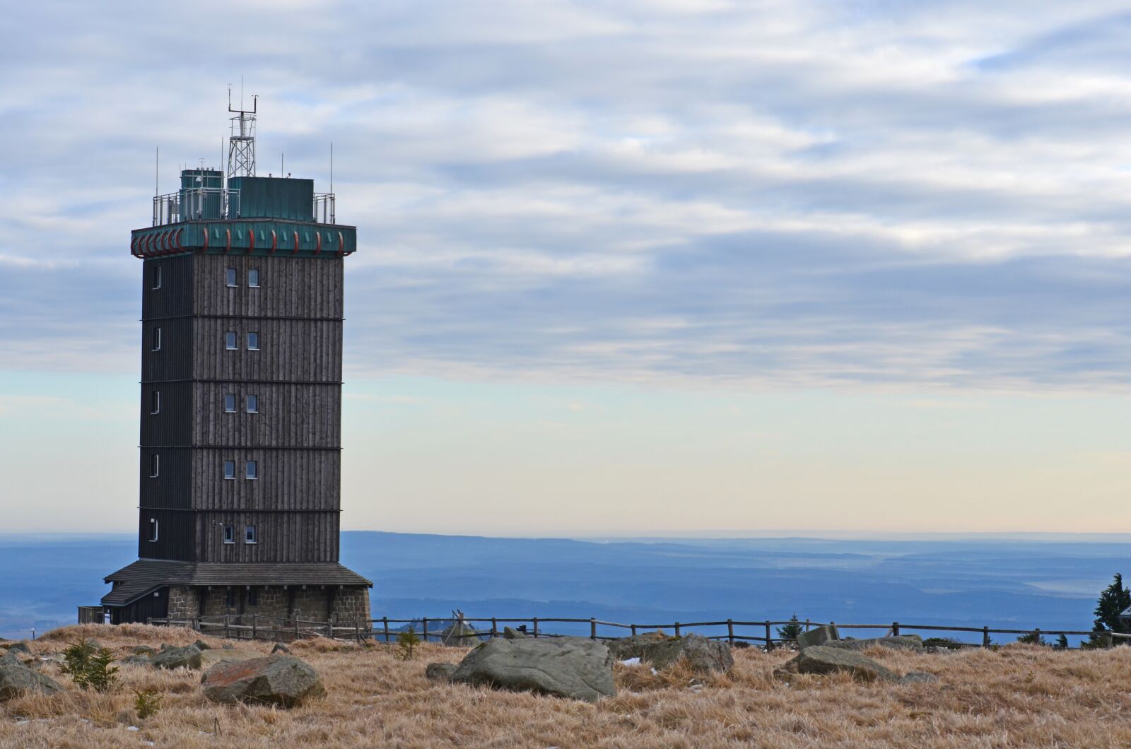 Nikon D5100 sample photo. Boulder, summit, weather station photography