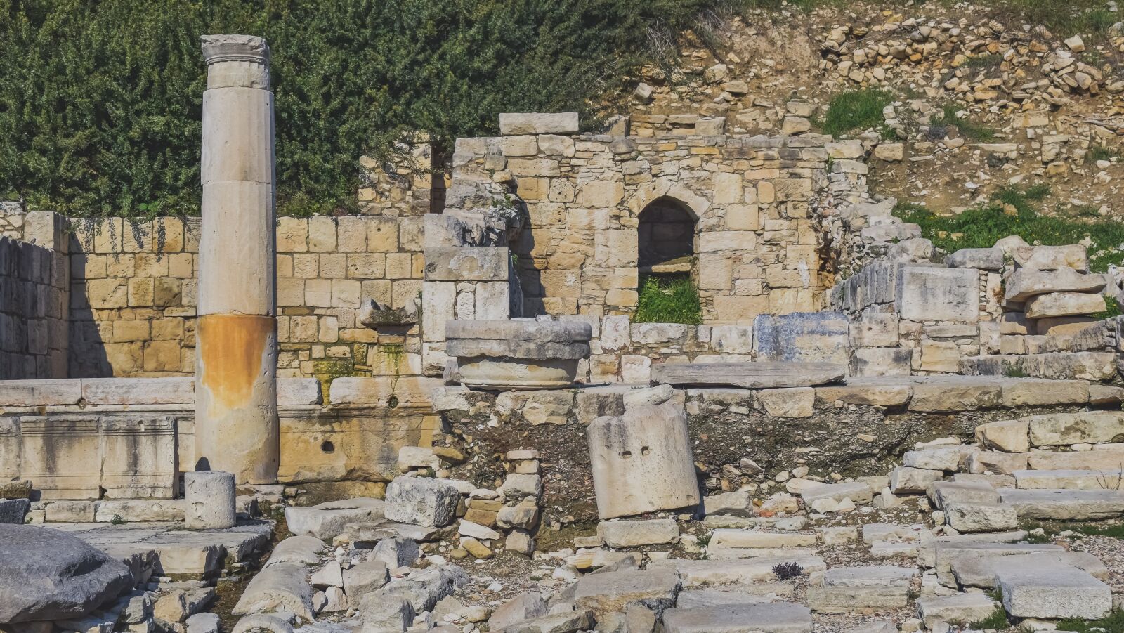 Nikon D3300 sample photo. Ancient amathus, ruins, archaeology photography