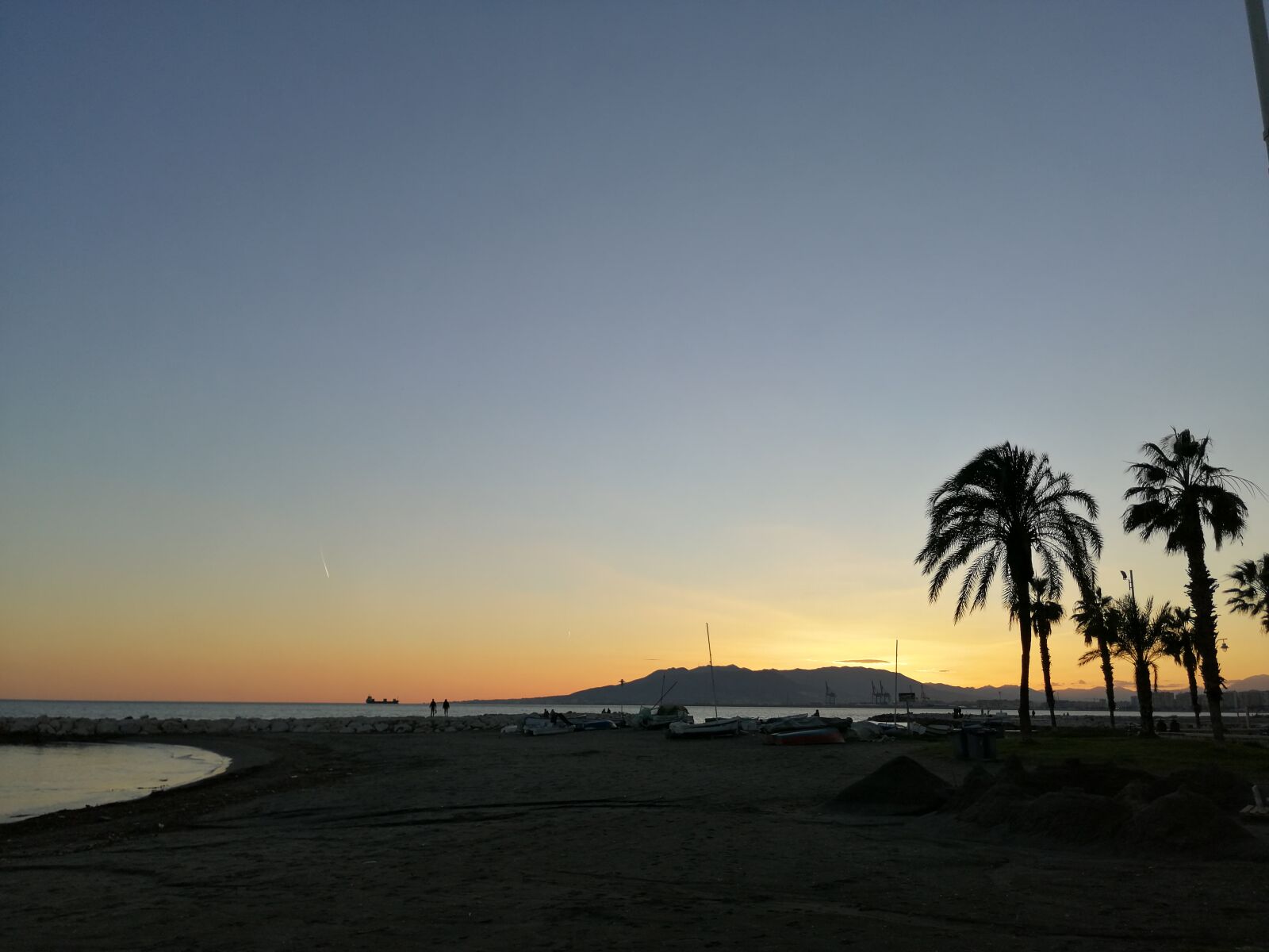HUAWEI SNE-LX1 sample photo. Sunset, beach, sky photography
