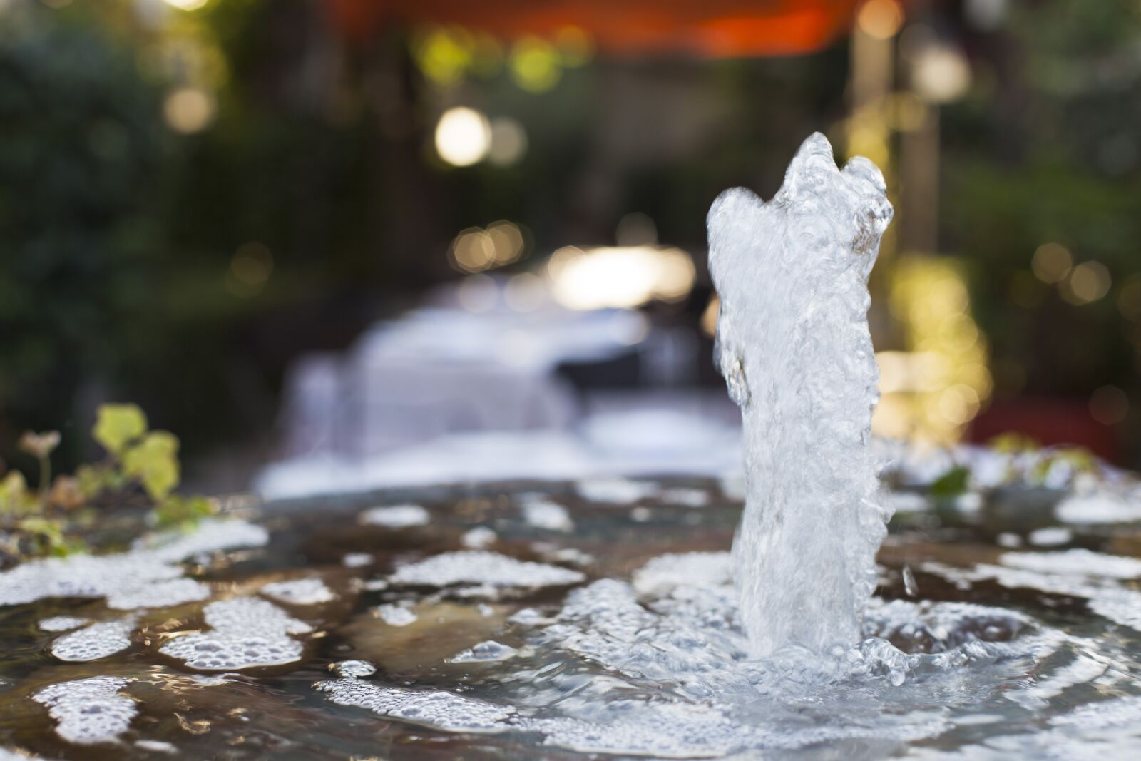Canon EF 50mm F1.4 USM sample photo. Water, source, jet photography