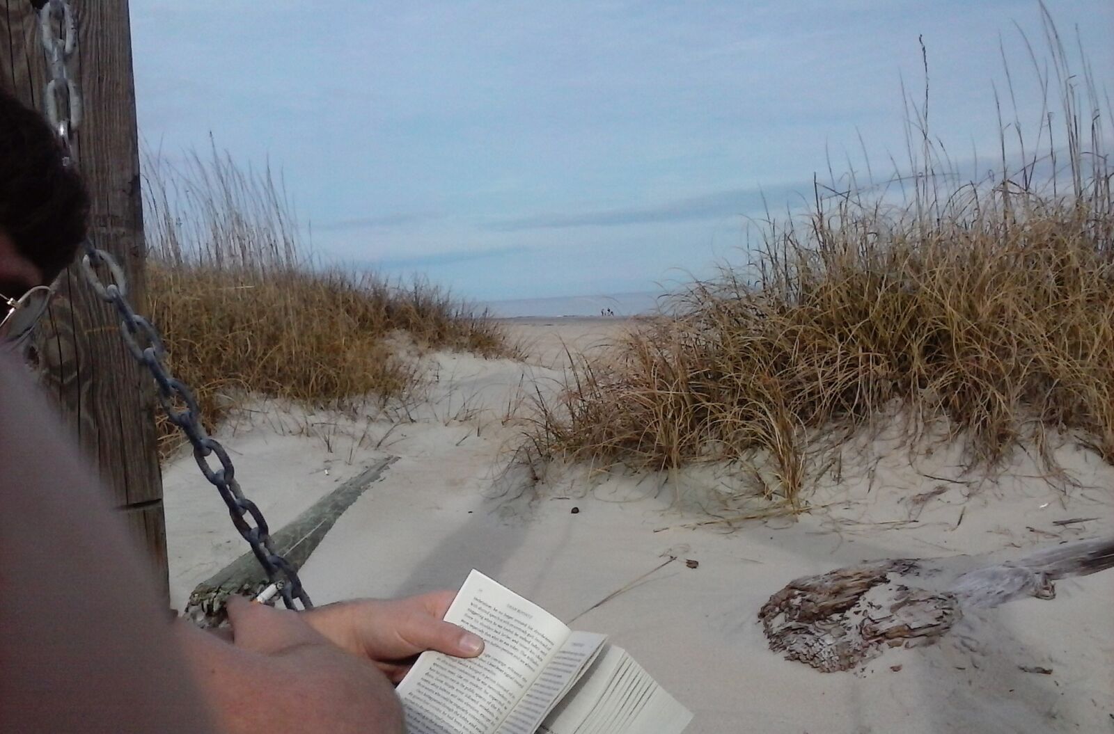 LG Optimus Fuel sample photo. Beach, book, dune, landscape photography