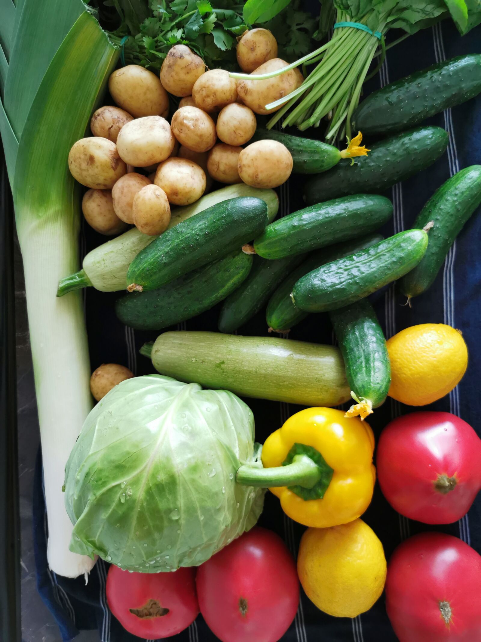 HUAWEI P30 Pro sample photo. Vegetables, cucumbers, tomatoes photography