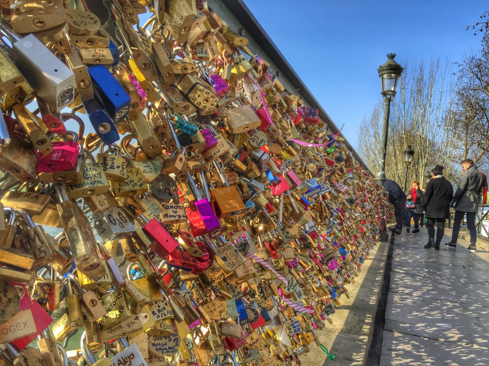 Apple iPhone 6 sample photo. Love locks, locks, bridge photography