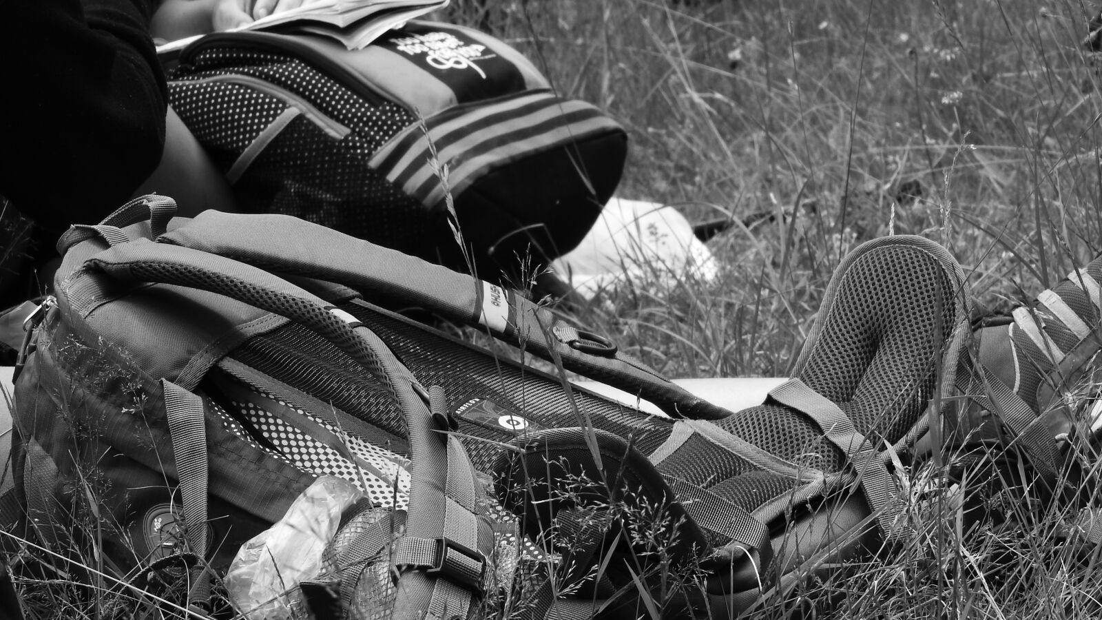 Nikon Coolpix P610 sample photo. Backpacks, a gym bag photography