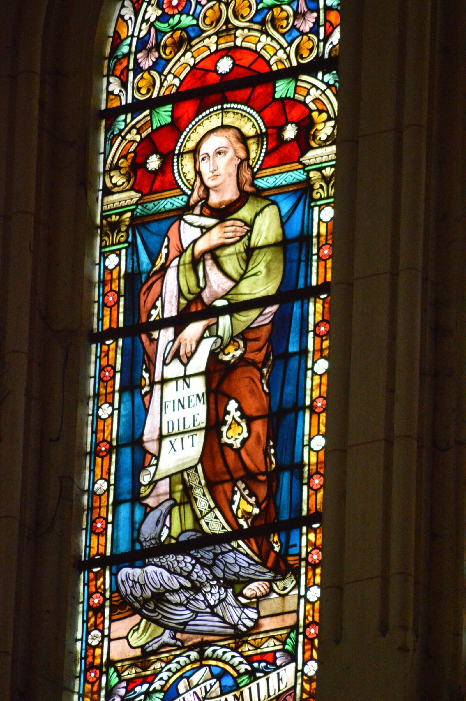 Nikon D3200 sample photo. Stained glass, colorful, man photography