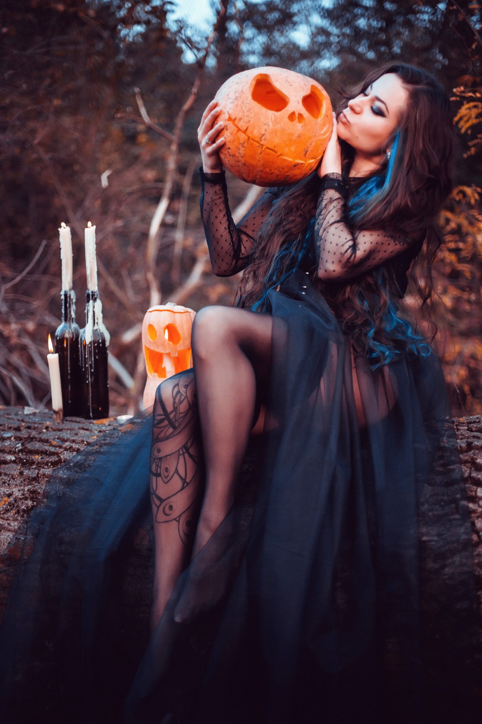 Canon EOS 6D sample photo. Witch, halloween, horror photography