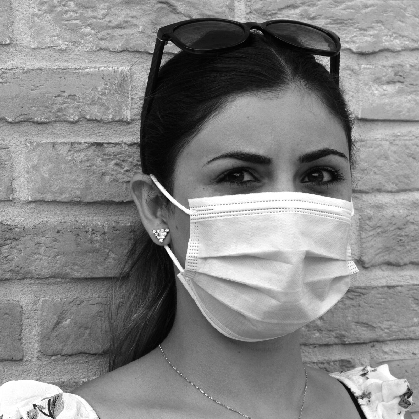 Nikon D5300 sample photo. Protective mask, corona, feline photography