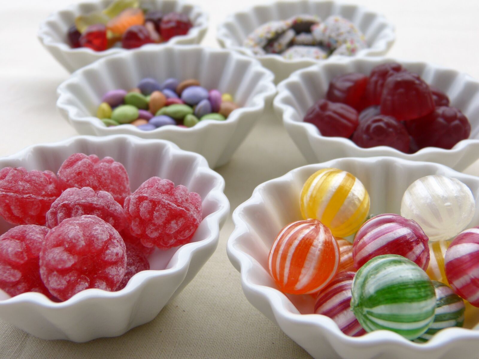 Panasonic Lumix DMC-FZ150 sample photo. Candy, bowls, gummibärchen photography