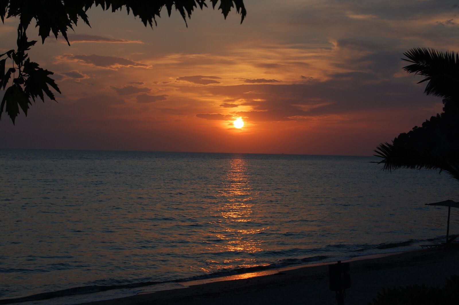 Nikon D40 sample photo. Sunset, sea, sky photography