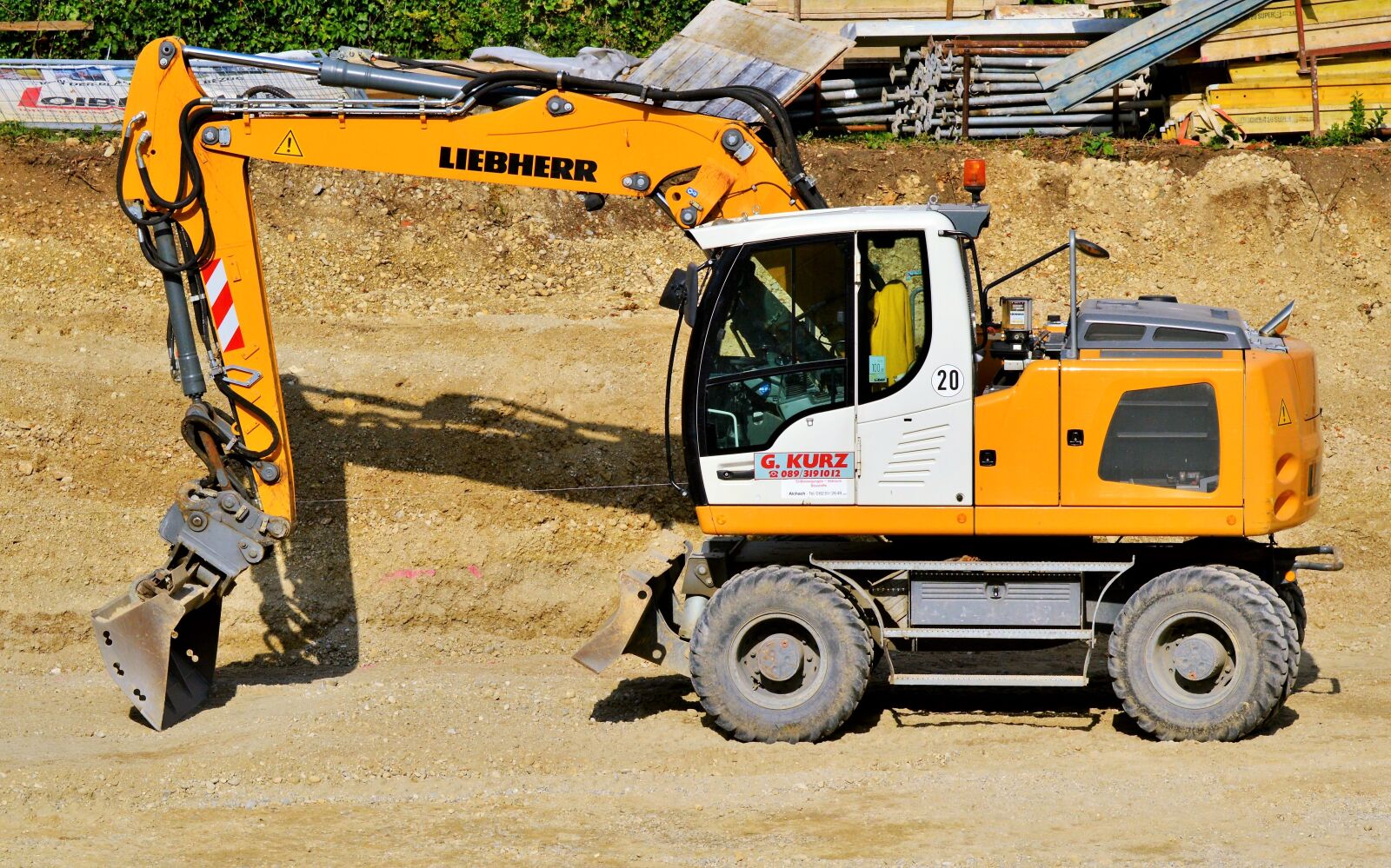 Nikon D3200 sample photo. Excavators, construction machine, shovel photography