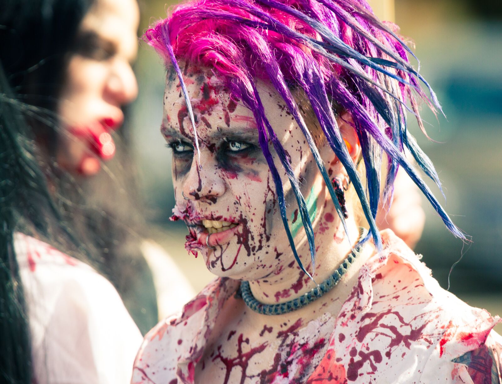 Canon EF 100-400mm F4.5-5.6L IS USM sample photo. Zombie, zombie walk, undead photography