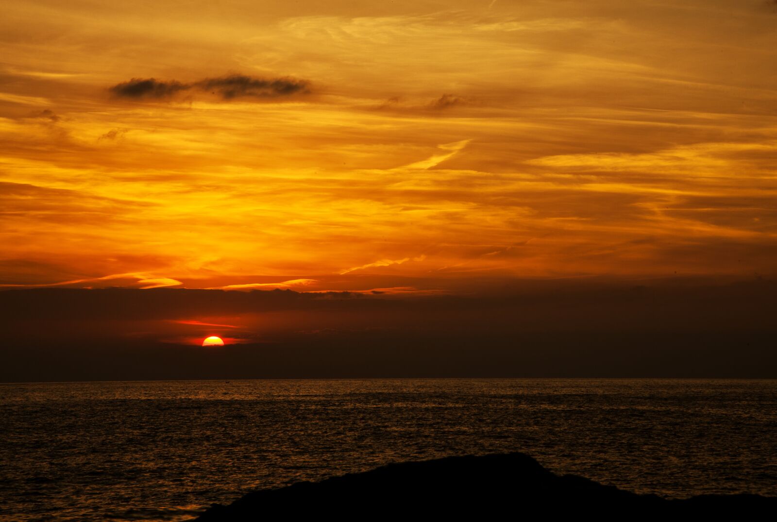 Canon EOS 5D Mark II + Canon EF 24-105mm F4L IS USM sample photo. Sunset, sea, sky photography