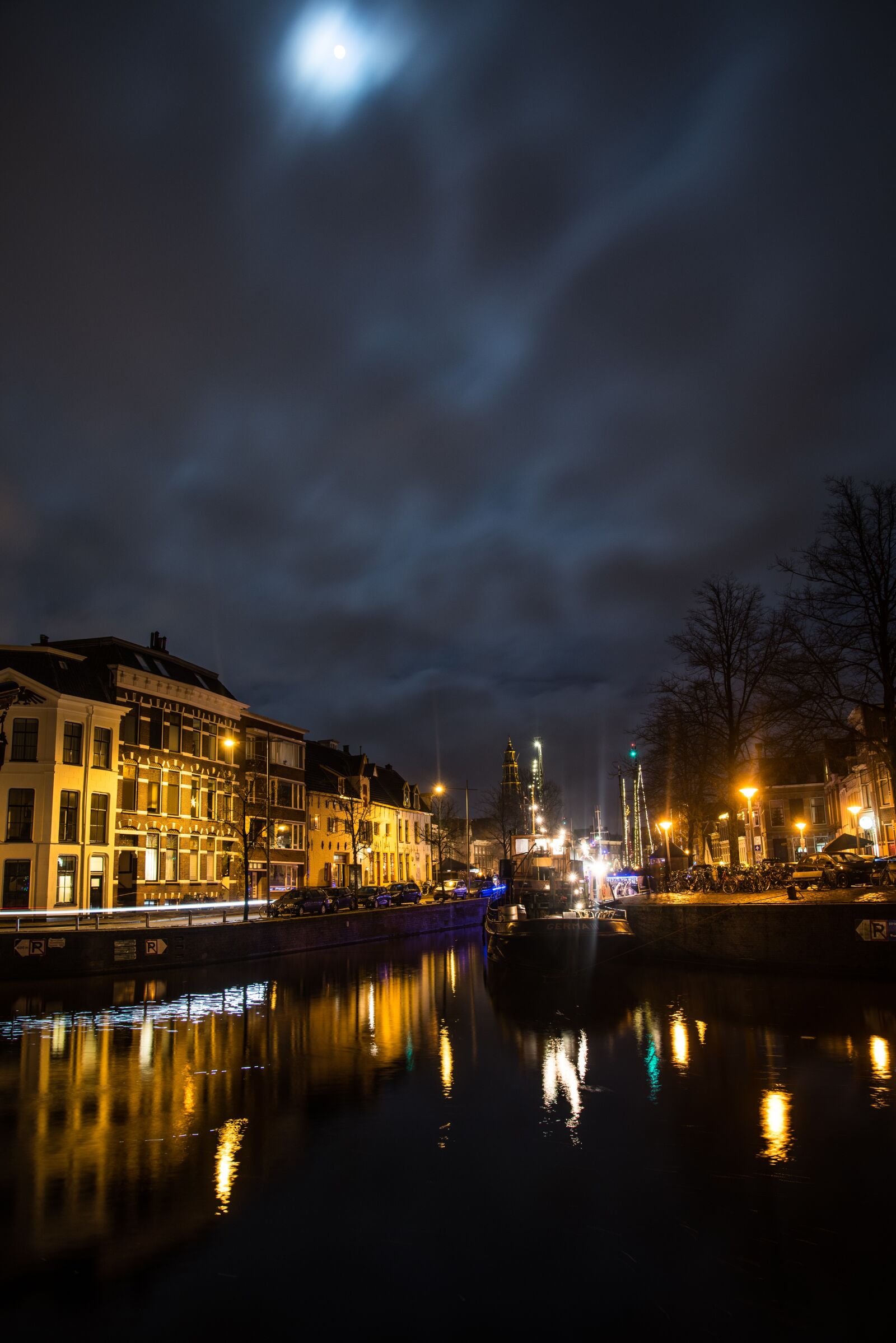 Nikon D600 sample photo. Groningen, city, night photography