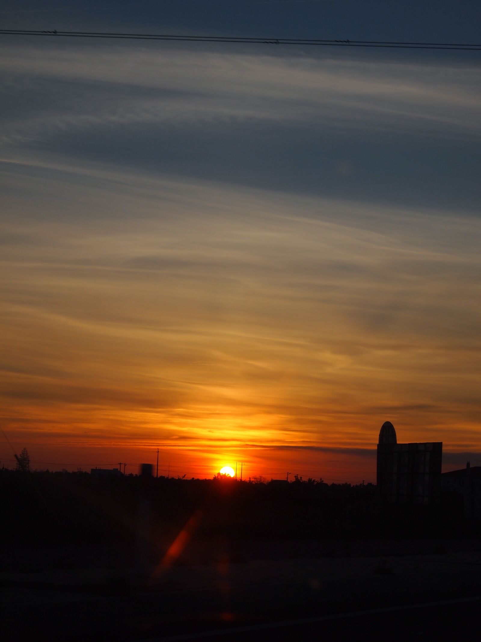 Olympus PEN E-PL1 sample photo. Sunset, city, sky photography