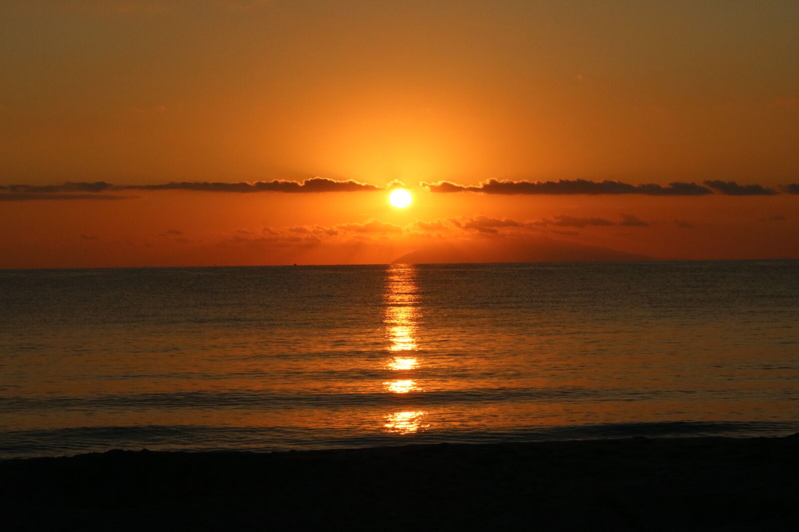 Canon EF 24-105mm F3.5-5.6 IS STM sample photo. Sunset, sea, sky photography
