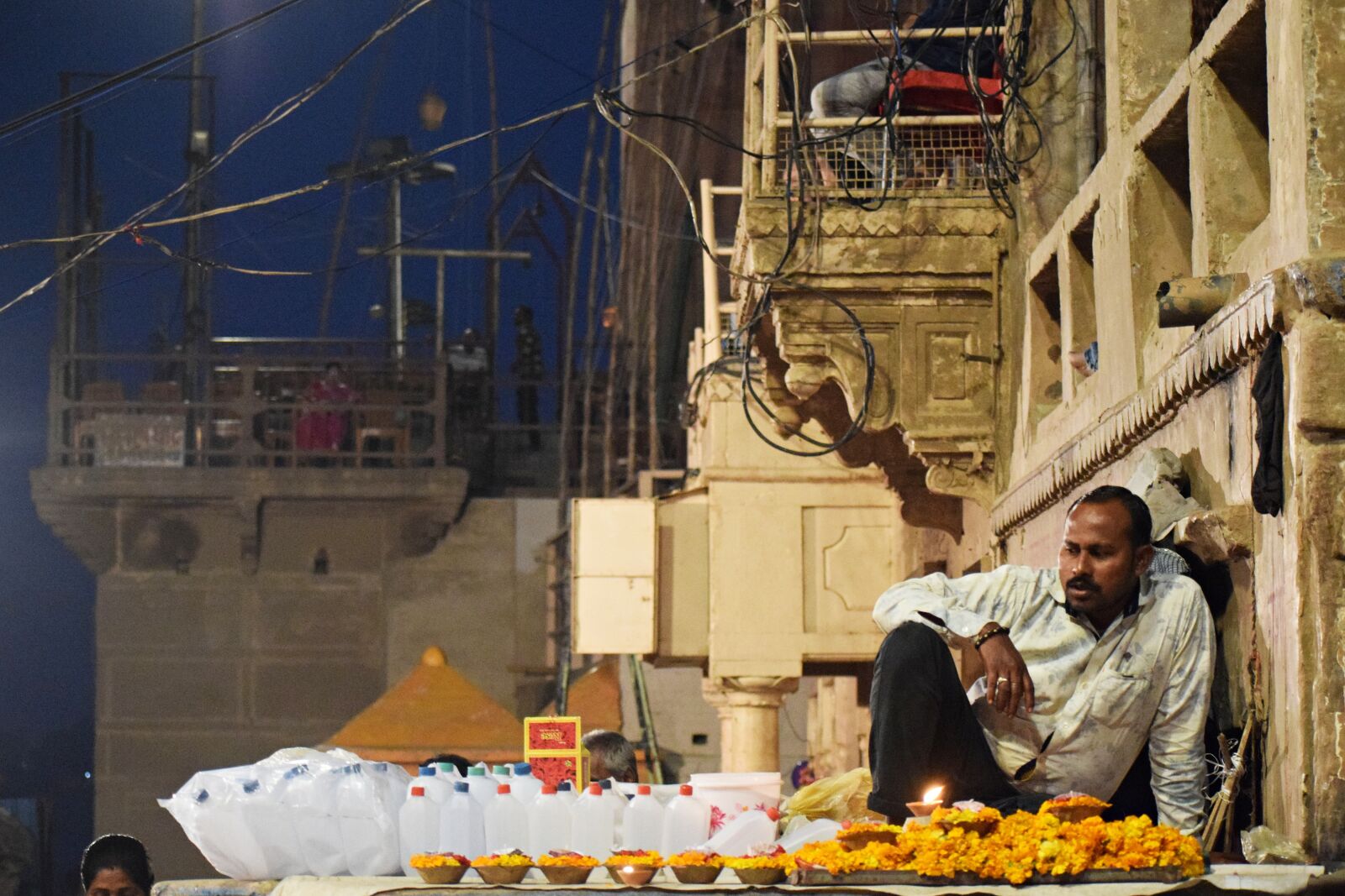 Nikon D3300 sample photo. Street vendor, vendor, varanasi photography