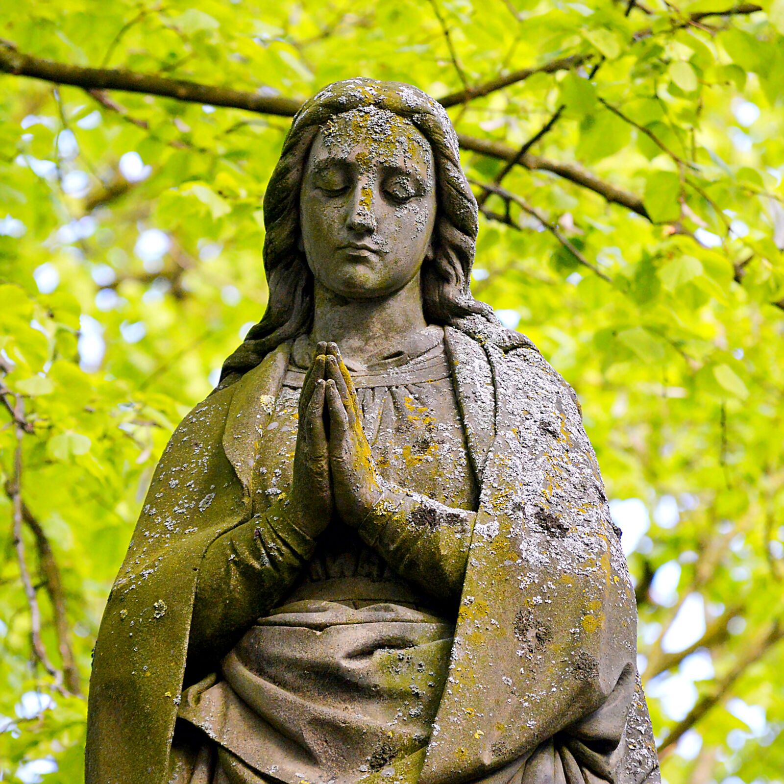 Nikon D3200 sample photo. Sculpture, maria, believe photography
