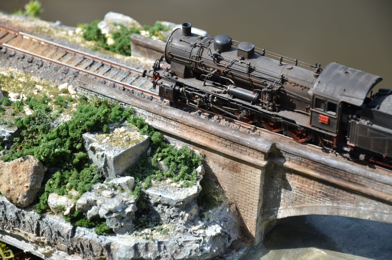 Nikon D7000 sample photo. Diorama, train, mock up photography