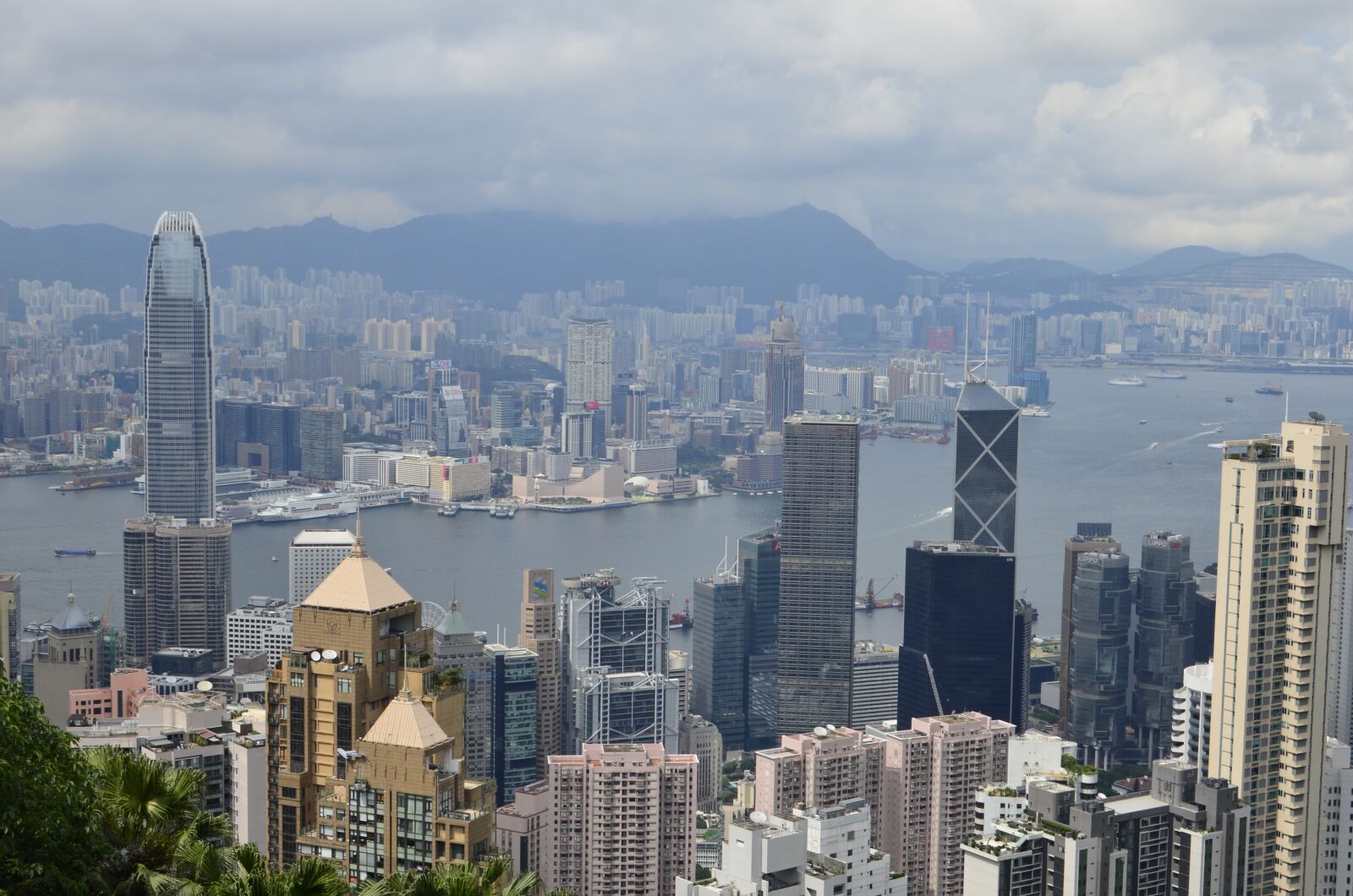 Nikon D5100 sample photo. Hong kong skyscrapers, peak photography