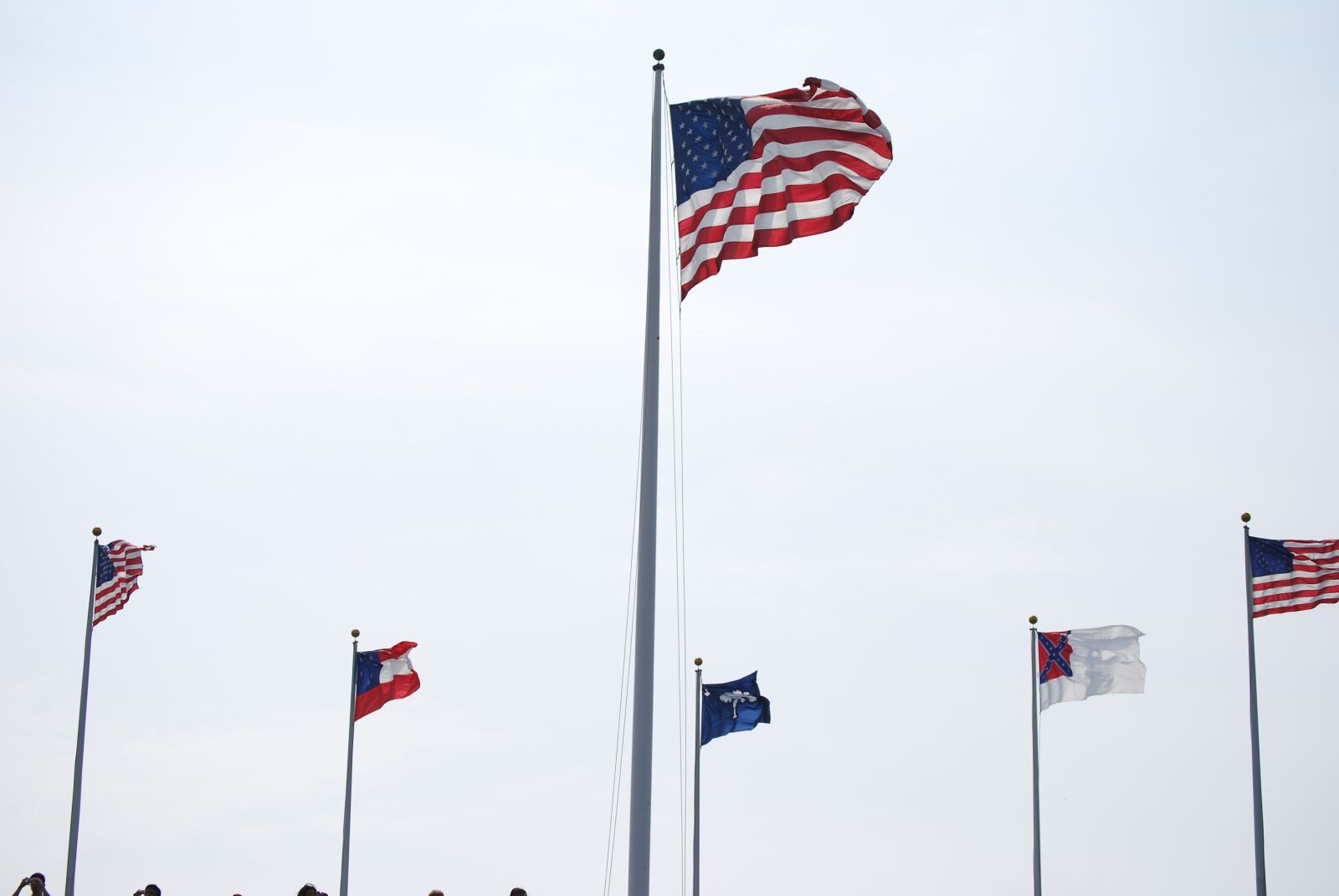Nikon D40X sample photo. Capitol, flags, usa photography