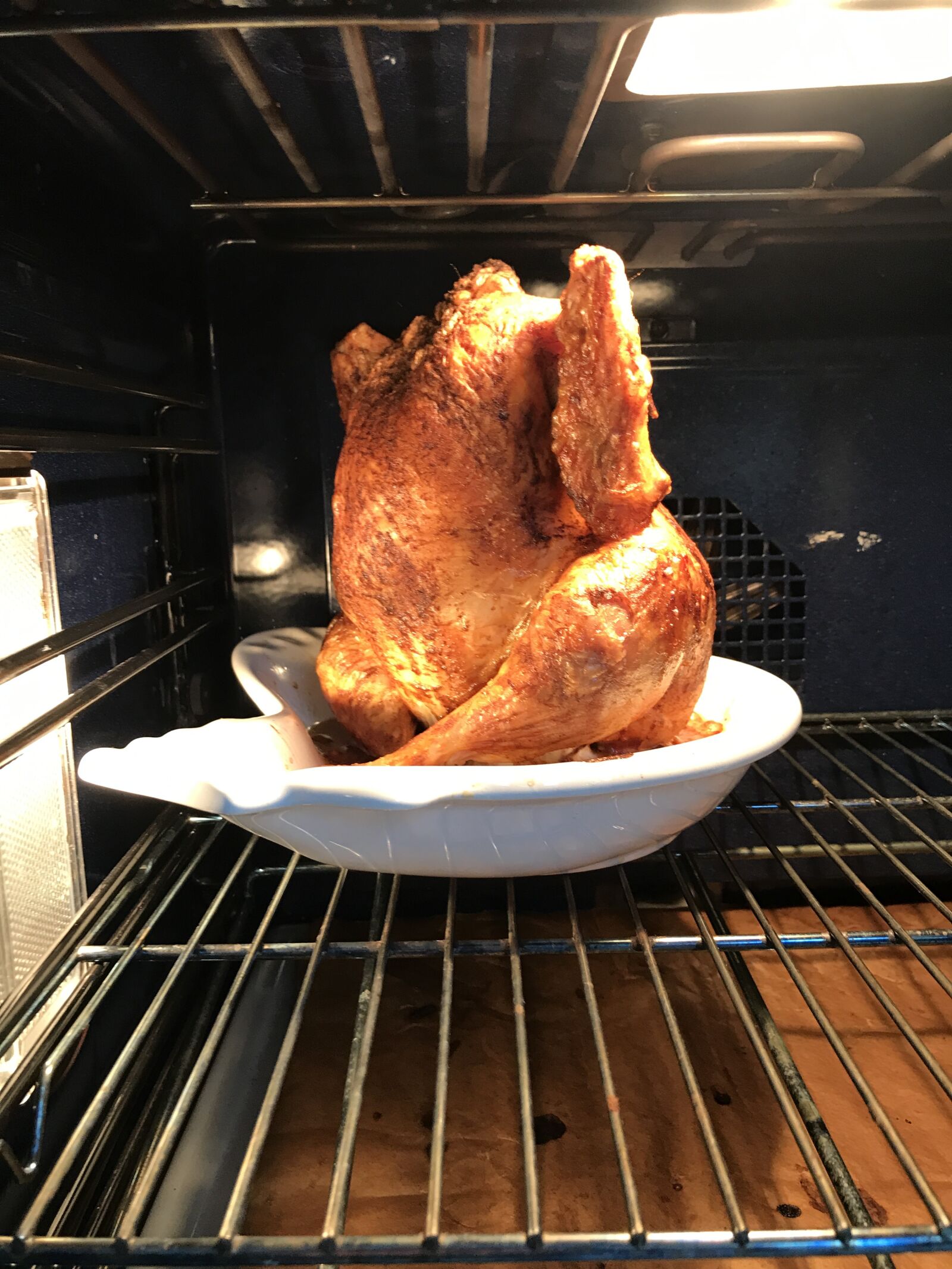 iPhone 7 back camera 3.99mm f/1.8 sample photo. Chicken, oven, dine photography